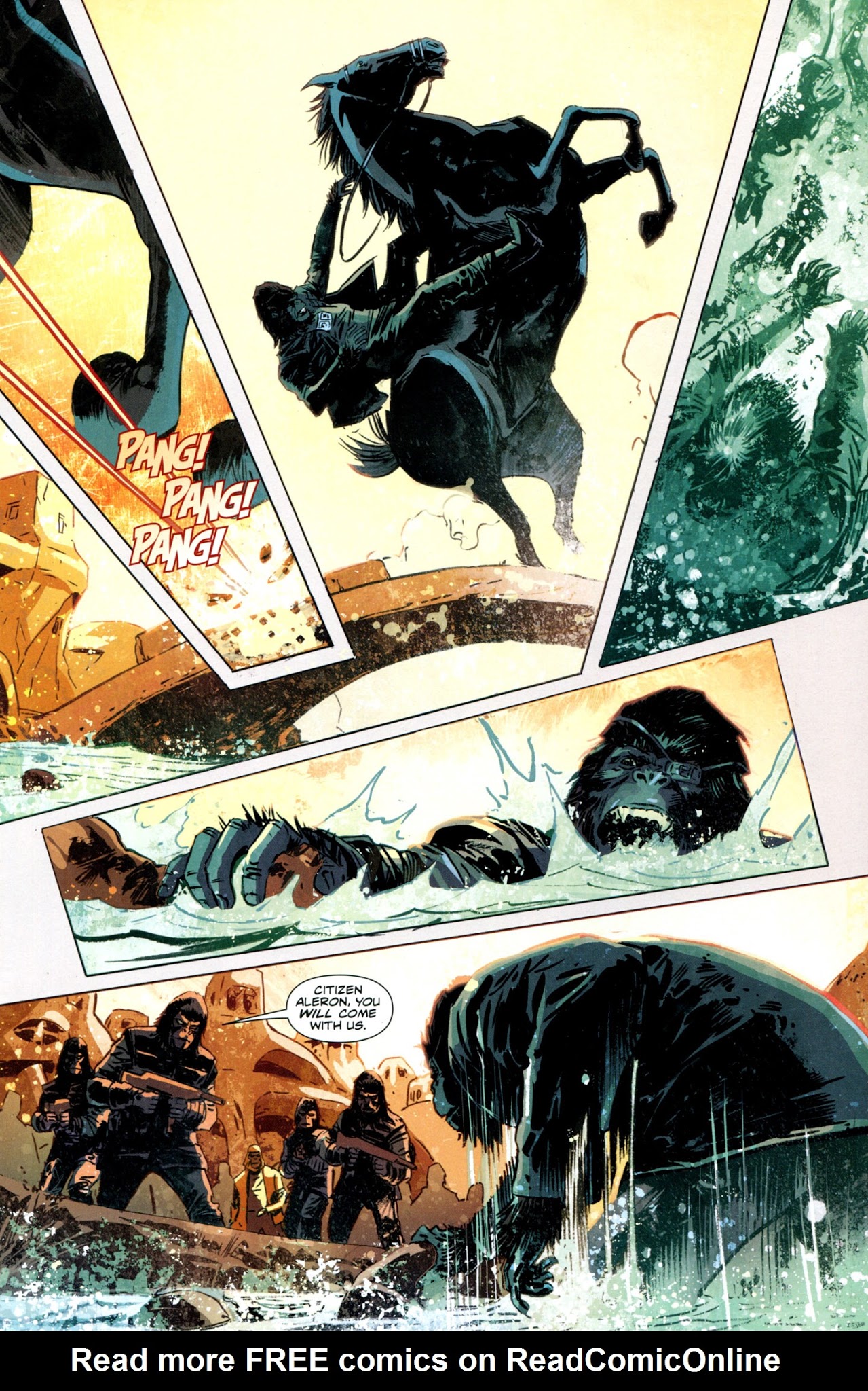 Read online Betrayal of the Planet of the Apes comic -  Issue #2 - 9