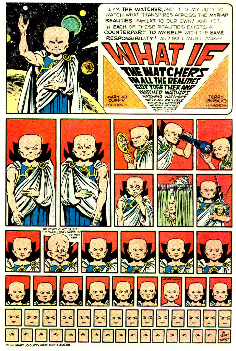 Read online What If? (1977) comic -  Issue #34 - The Watcher were a stand up comedian - 16