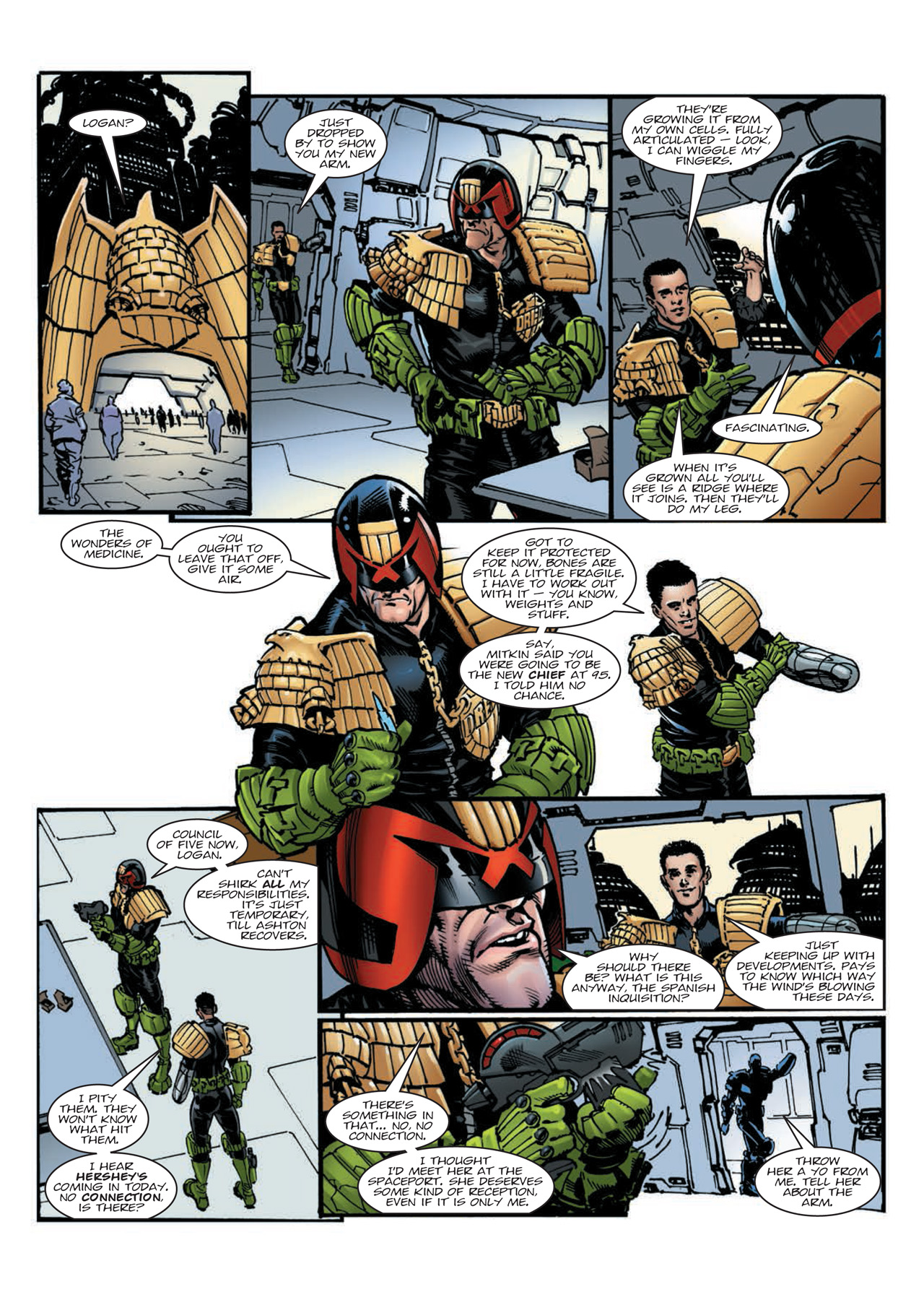 Read online Judge Dredd: Day of Chaos - The Fourth Faction comic -  Issue # TPB (Part 1) - 38