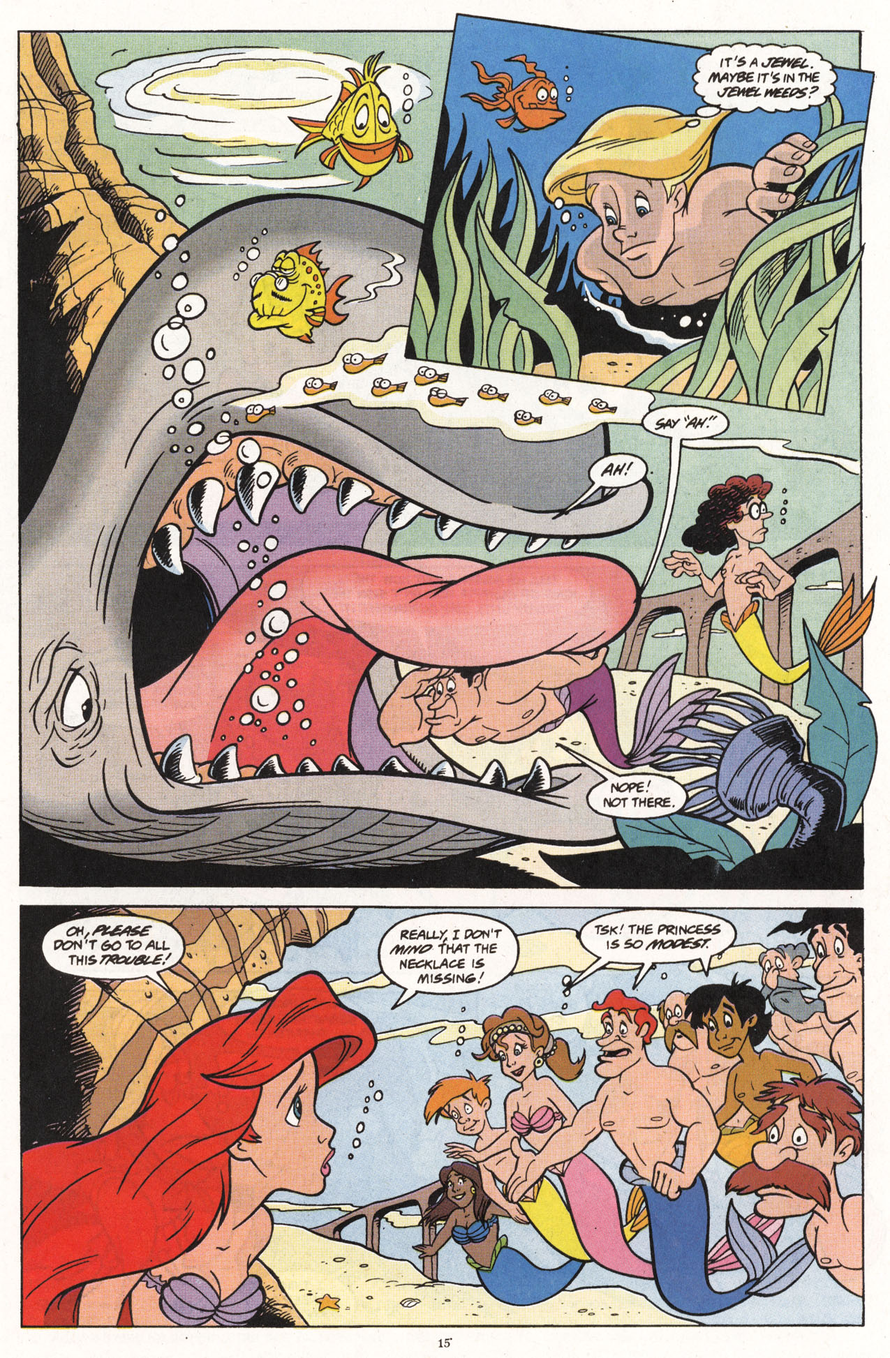Read online Disney's The Little Mermaid comic -  Issue #8 - 17