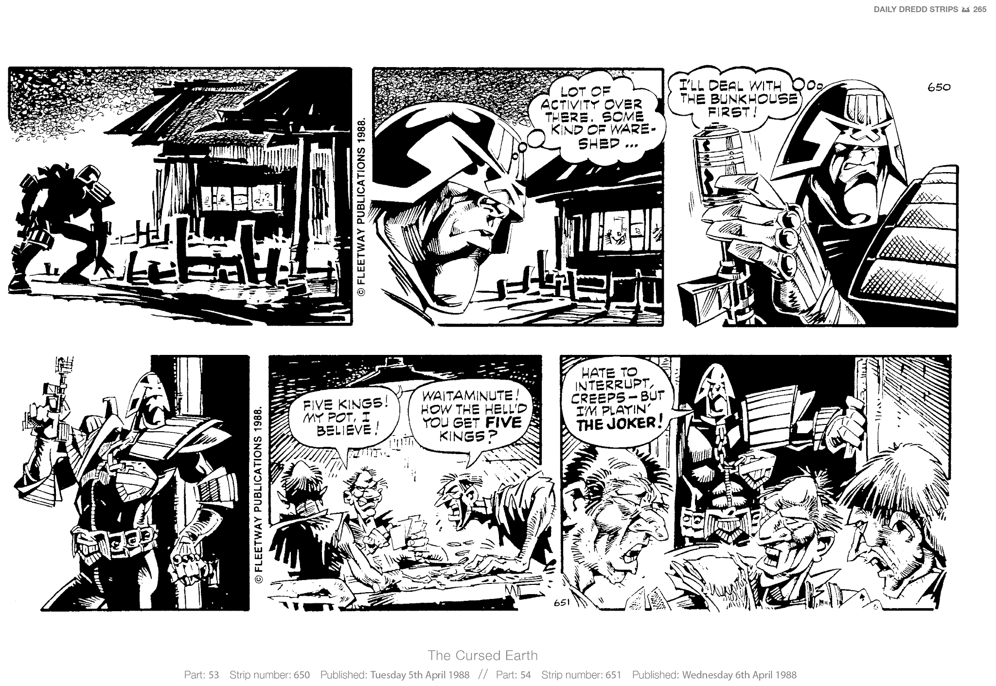 Read online Judge Dredd: The Daily Dredds comic -  Issue # TPB 2 - 268