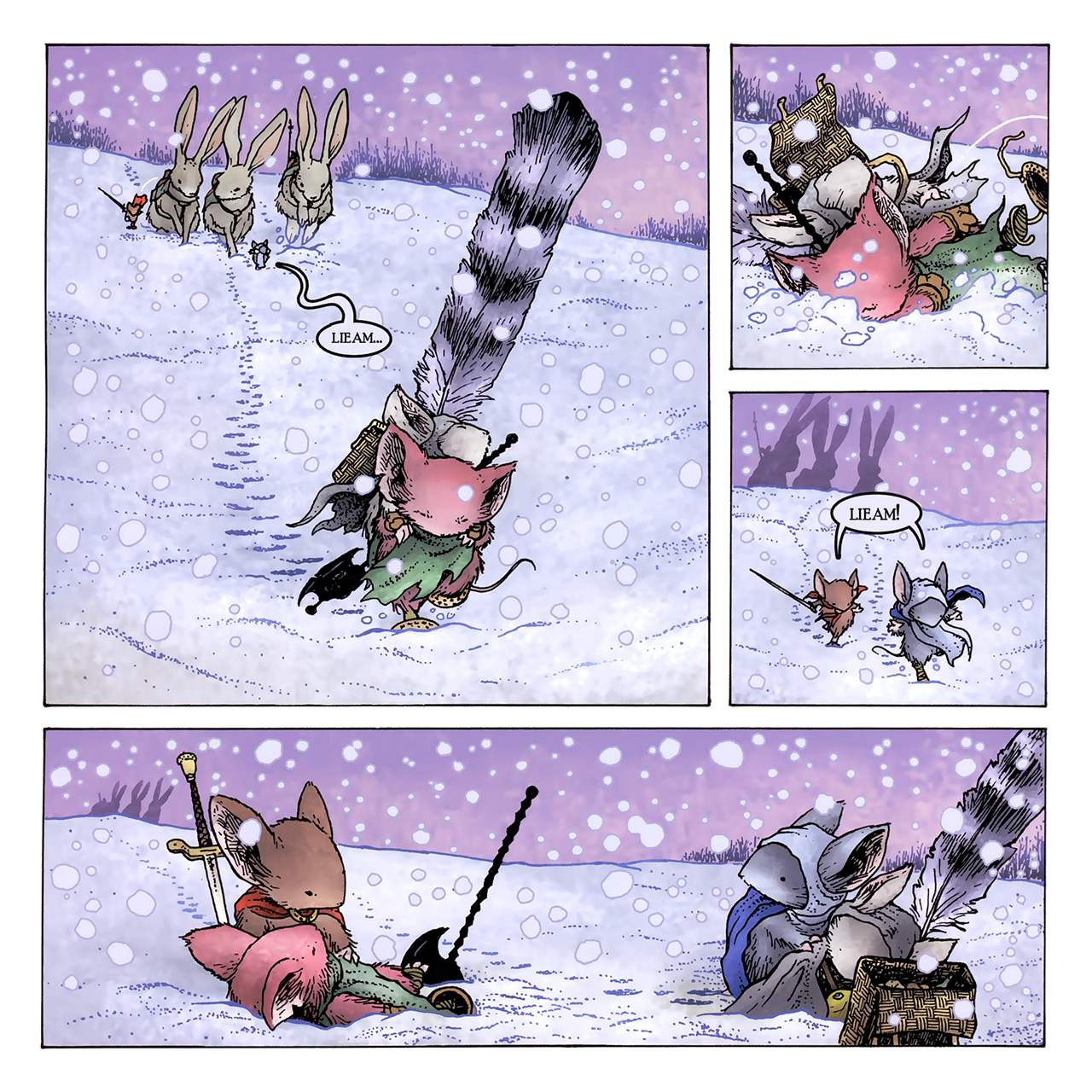 Read online Mouse Guard: Winter 1152 comic -  Issue #6 - 12