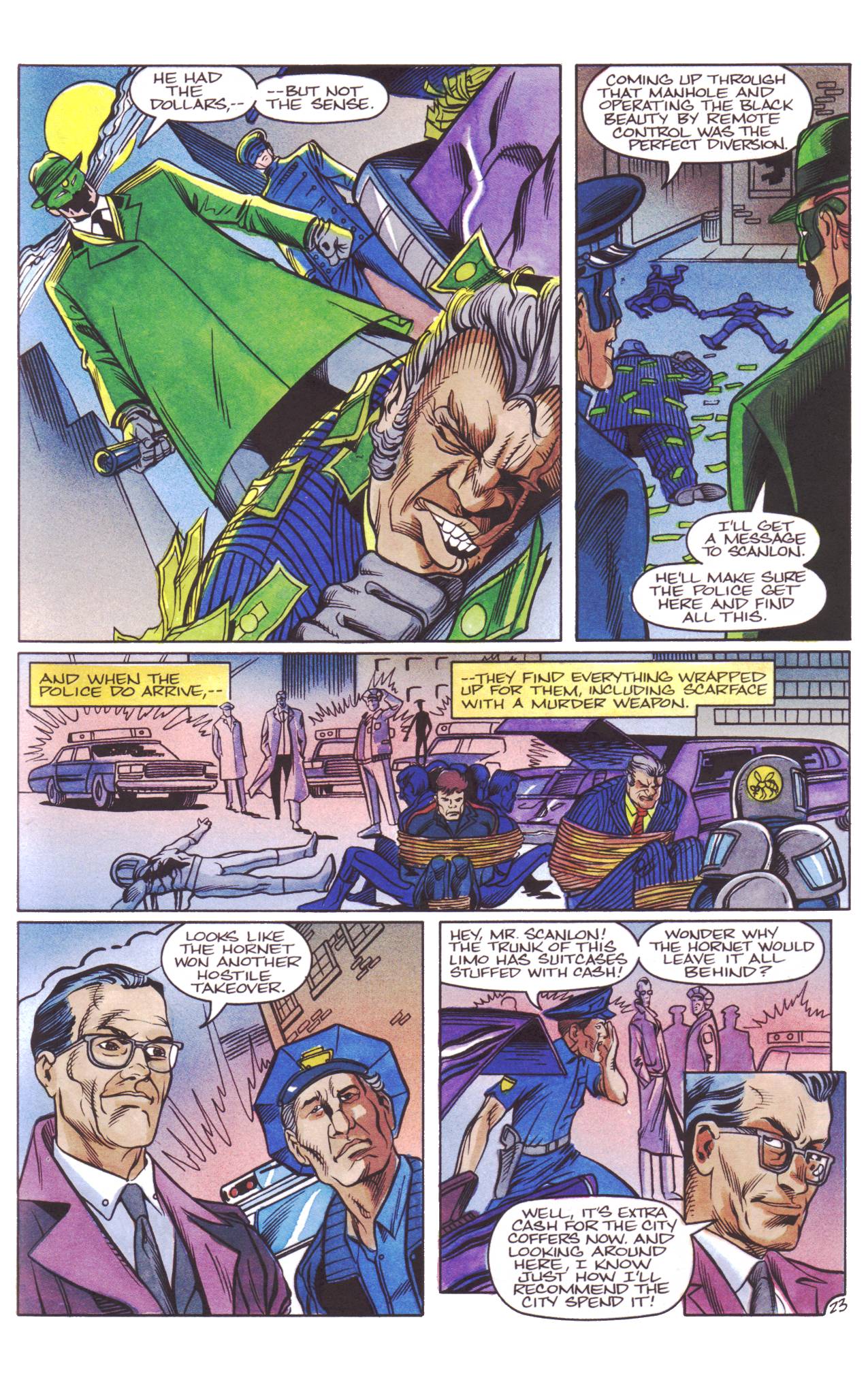 Read online Tales of the Green Hornet (1991) comic -  Issue #4 - 24