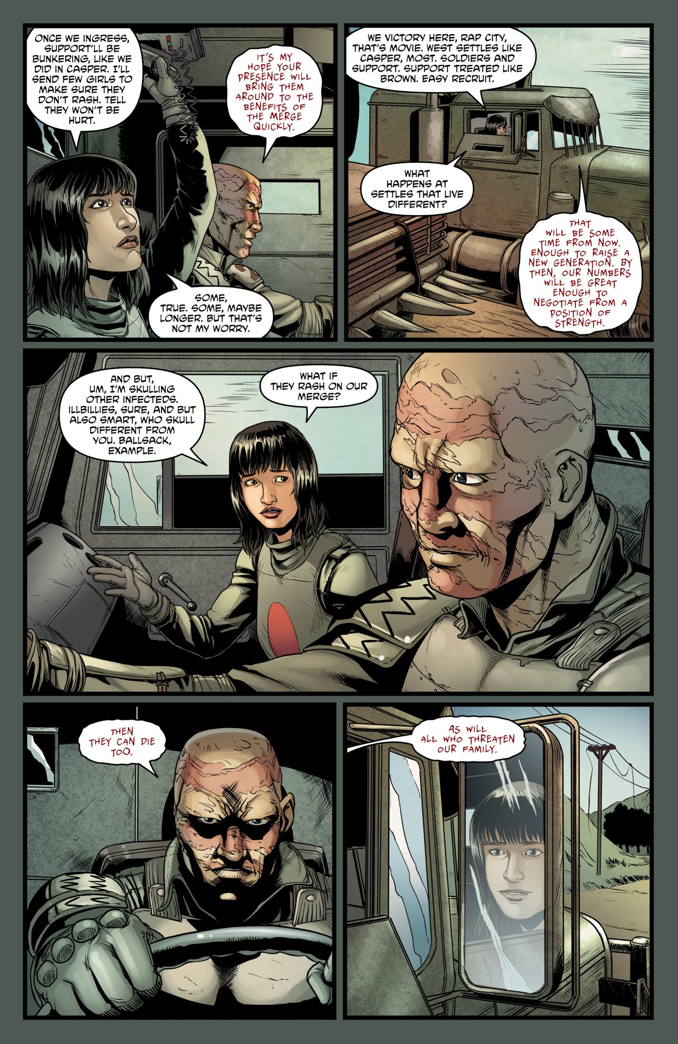 Read online Crossed Plus One Hundred: Mimic comic -  Issue #6 - 21