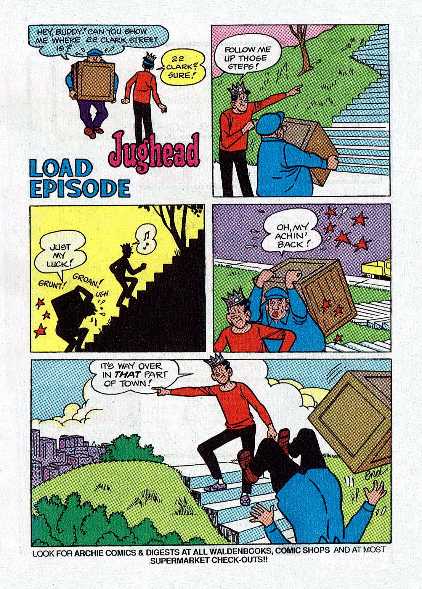 Read online Jughead Jones Comics Digest comic -  Issue #75 - 116