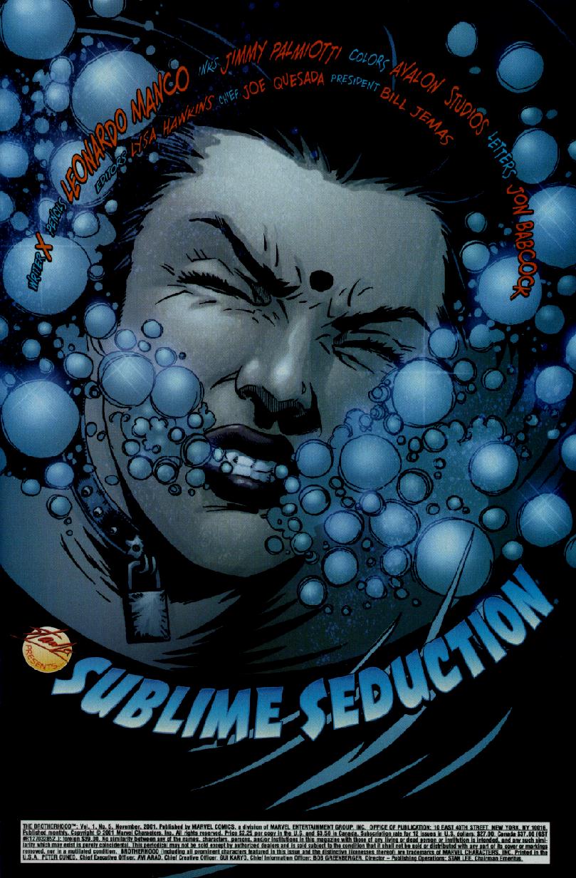 Read online The Brotherhood comic -  Issue #5 - 2