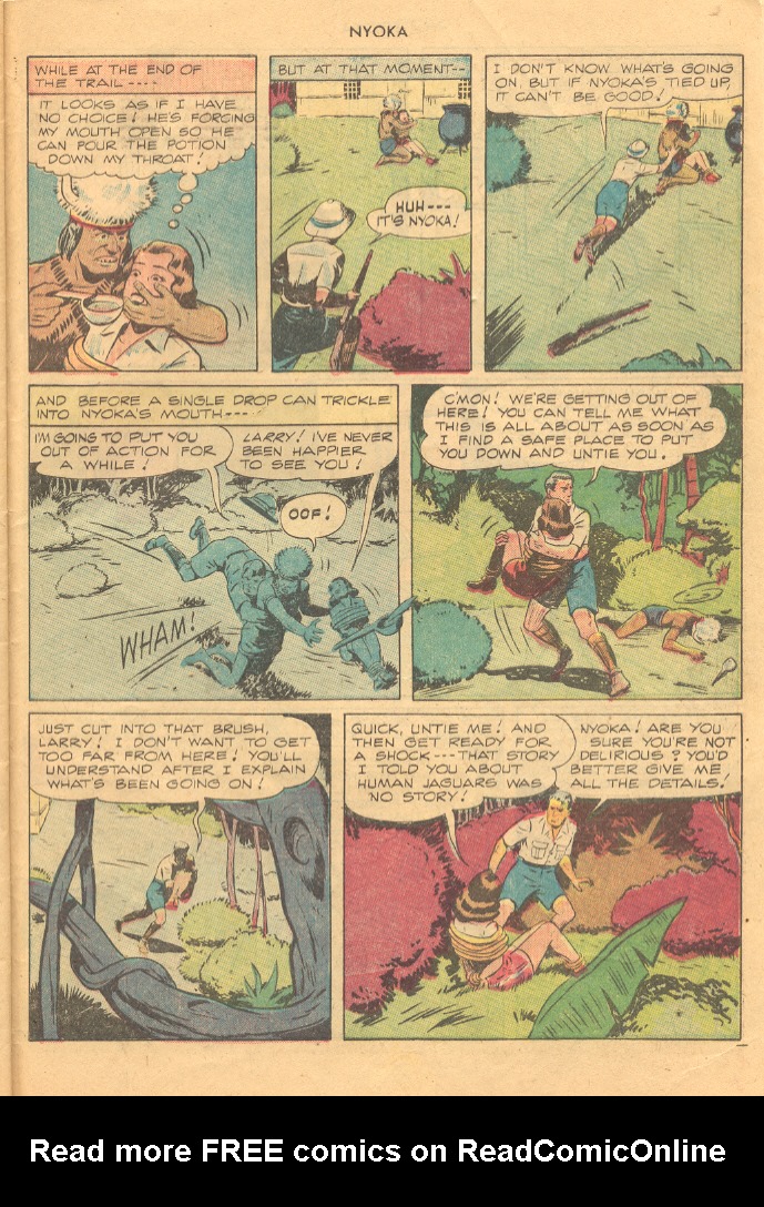 Read online Nyoka the Jungle Girl (1945) comic -  Issue #24 - 29