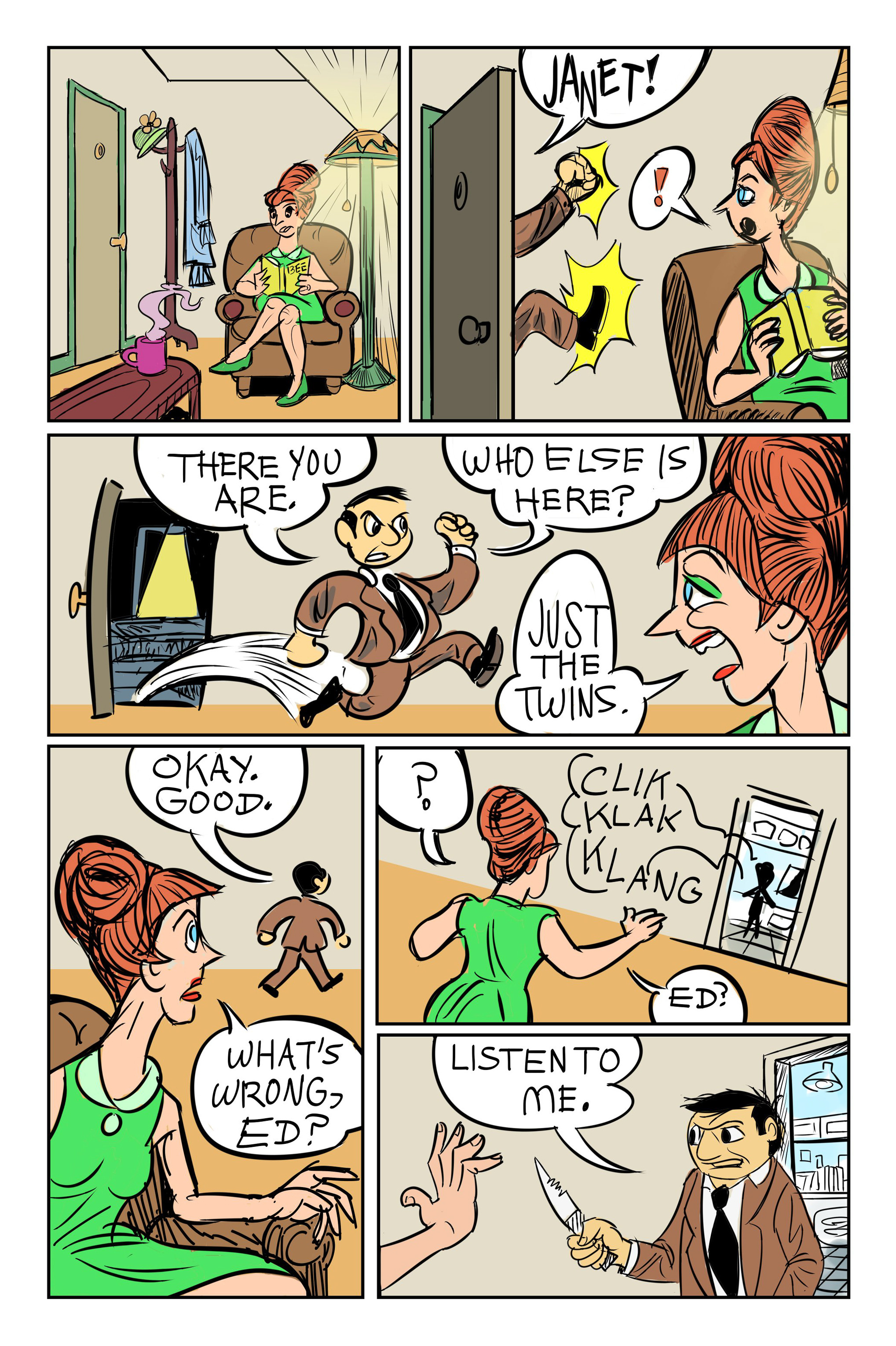 Read online Philip K. Dick's The Hanging Stranger comic -  Issue # Full - 16