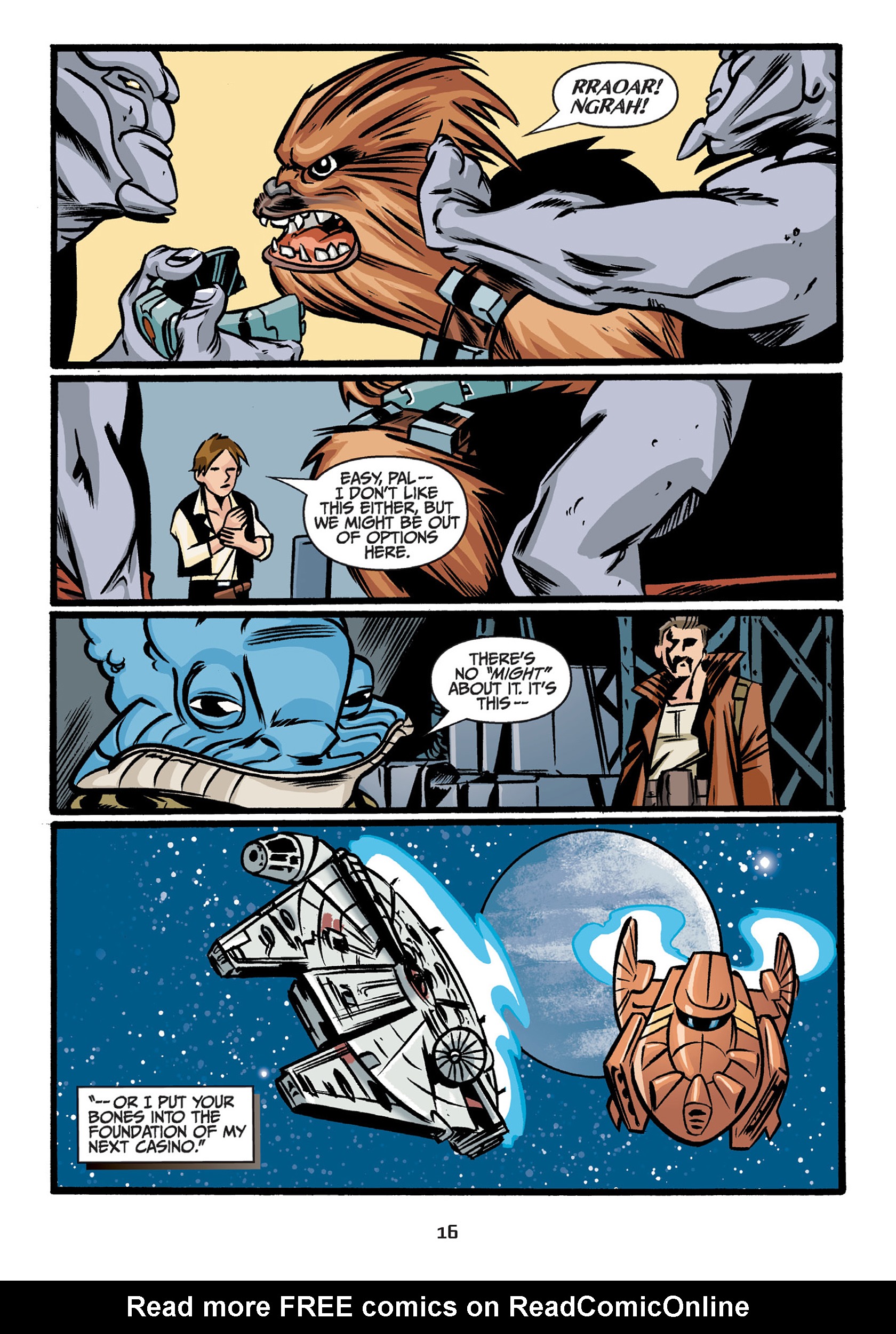 Read online Star Wars Adventures comic -  Issue # Issue Han Solo and the Hollow Moon of Khorya - 18