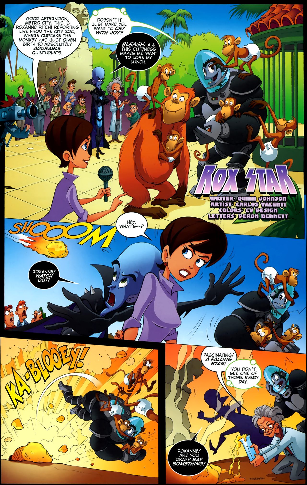 Read online Megamind: Bad. Blue. Brilliant. comic -  Issue #3 - 27