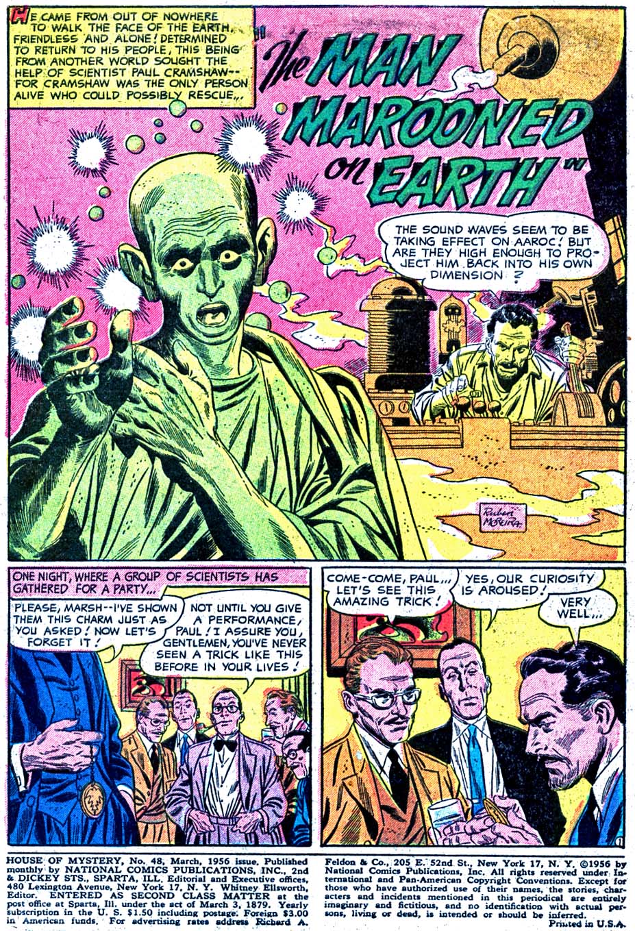 Read online House of Mystery (1951) comic -  Issue #48 - 3