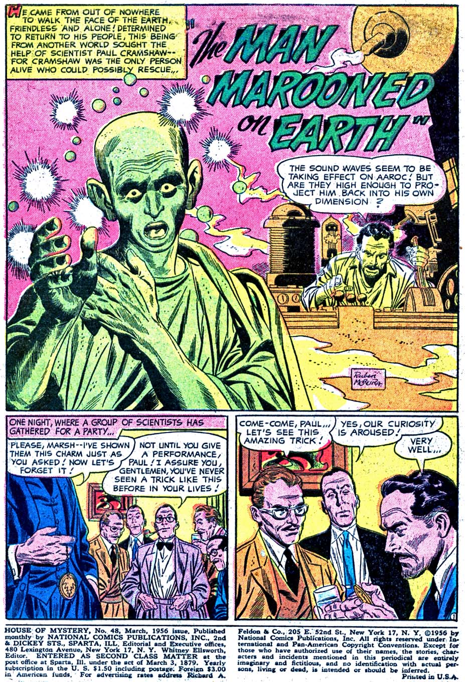 Read online House of Mystery (1951) comic -  Issue #48 - 3