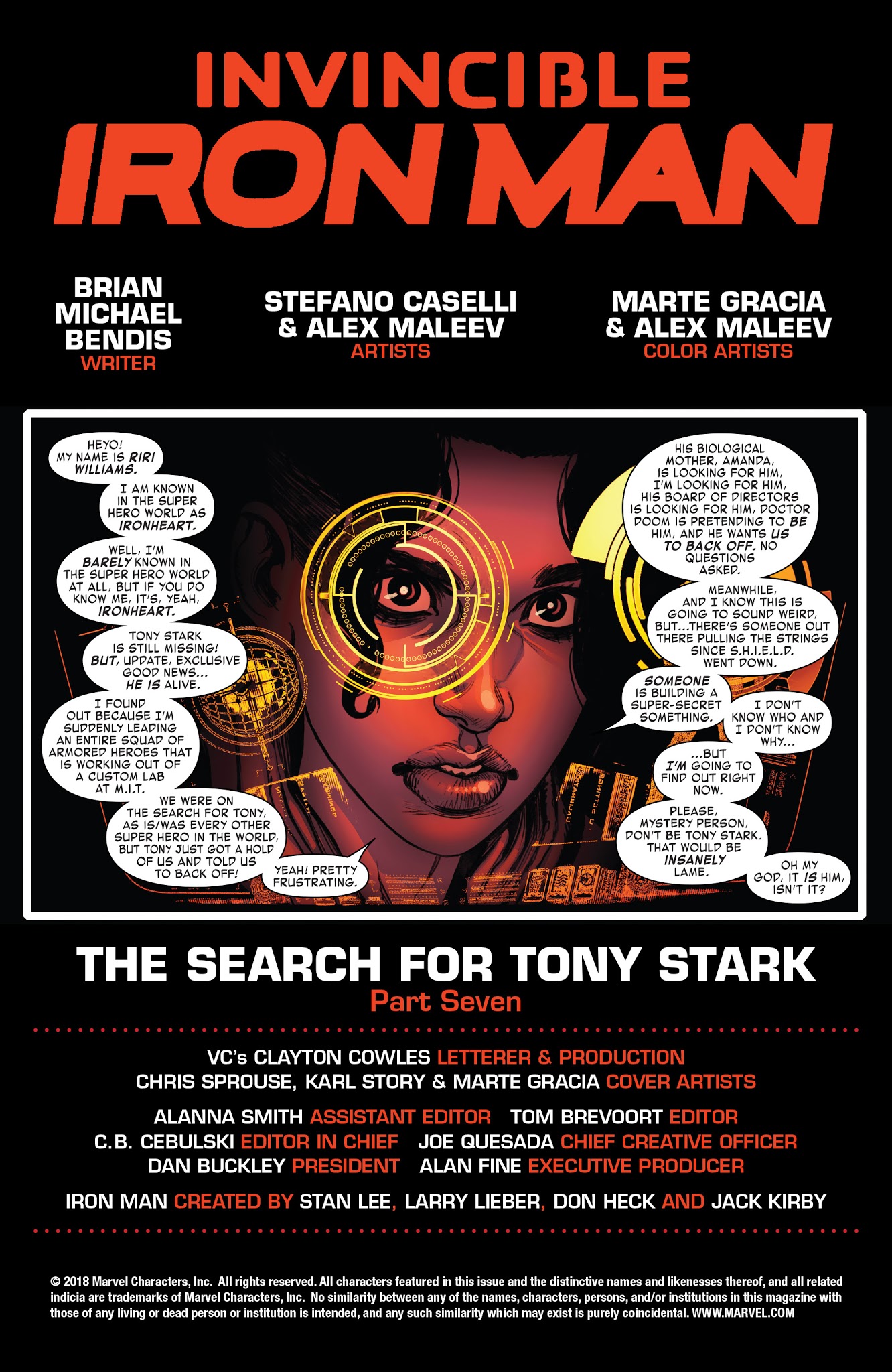 Read online Invincible Iron Man (2016) comic -  Issue #599 - 2