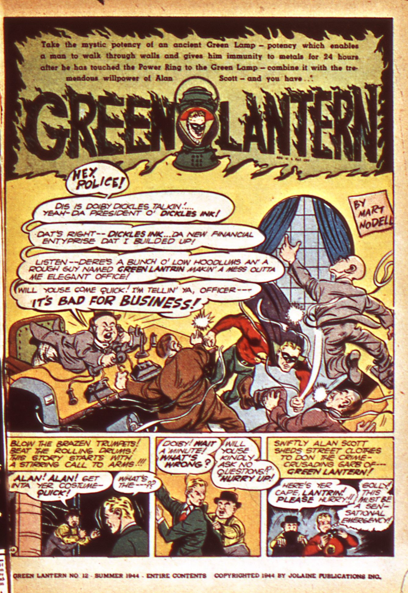 Read online Green Lantern (1941) comic -  Issue #12 - 3