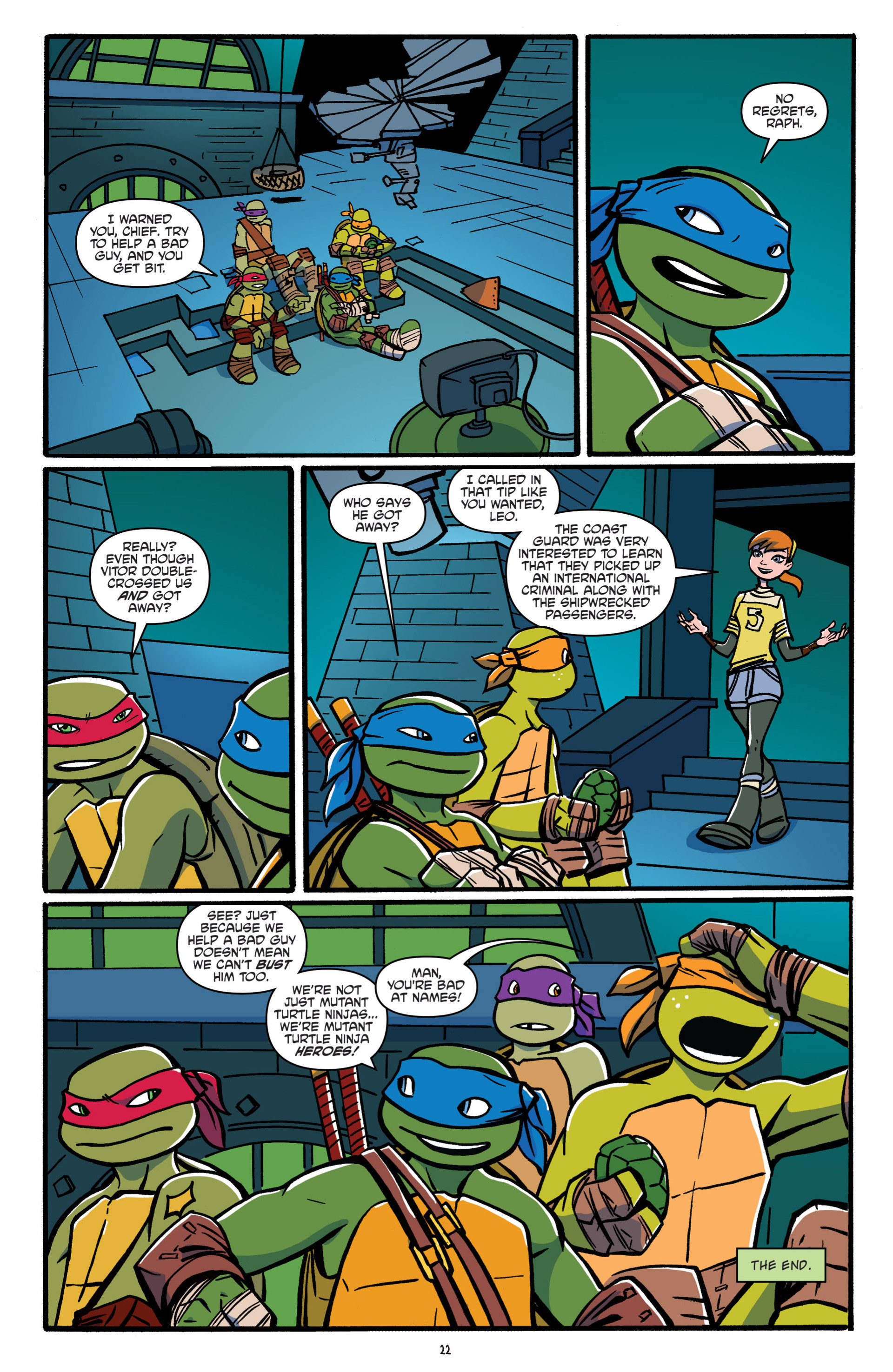 Read online Teenage Mutant Ninja Turtles New Animated Adventures comic -  Issue #5 - 23