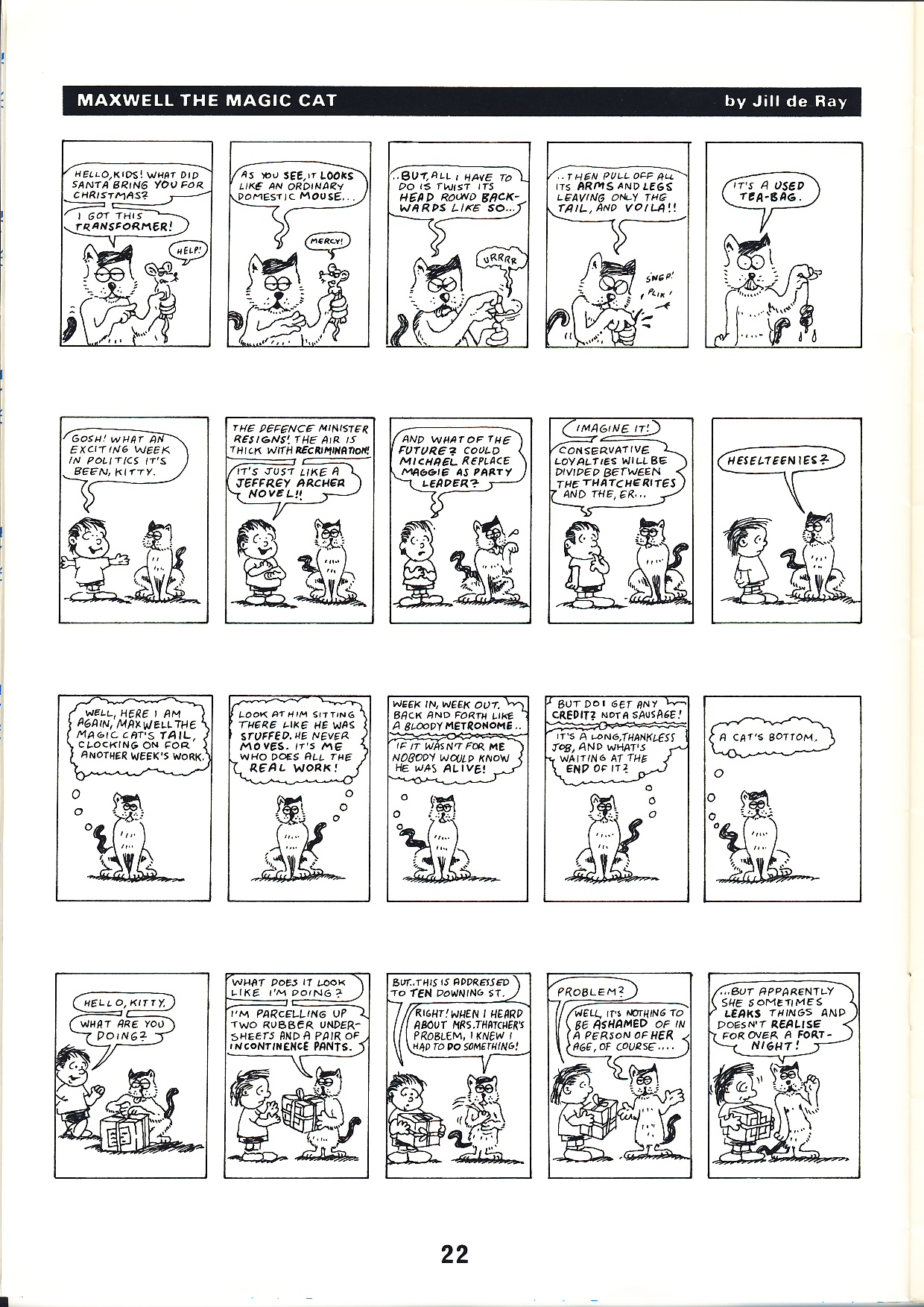 Read online Alan Moore's Maxwell the Magic Cat comic -  Issue #4 - 24