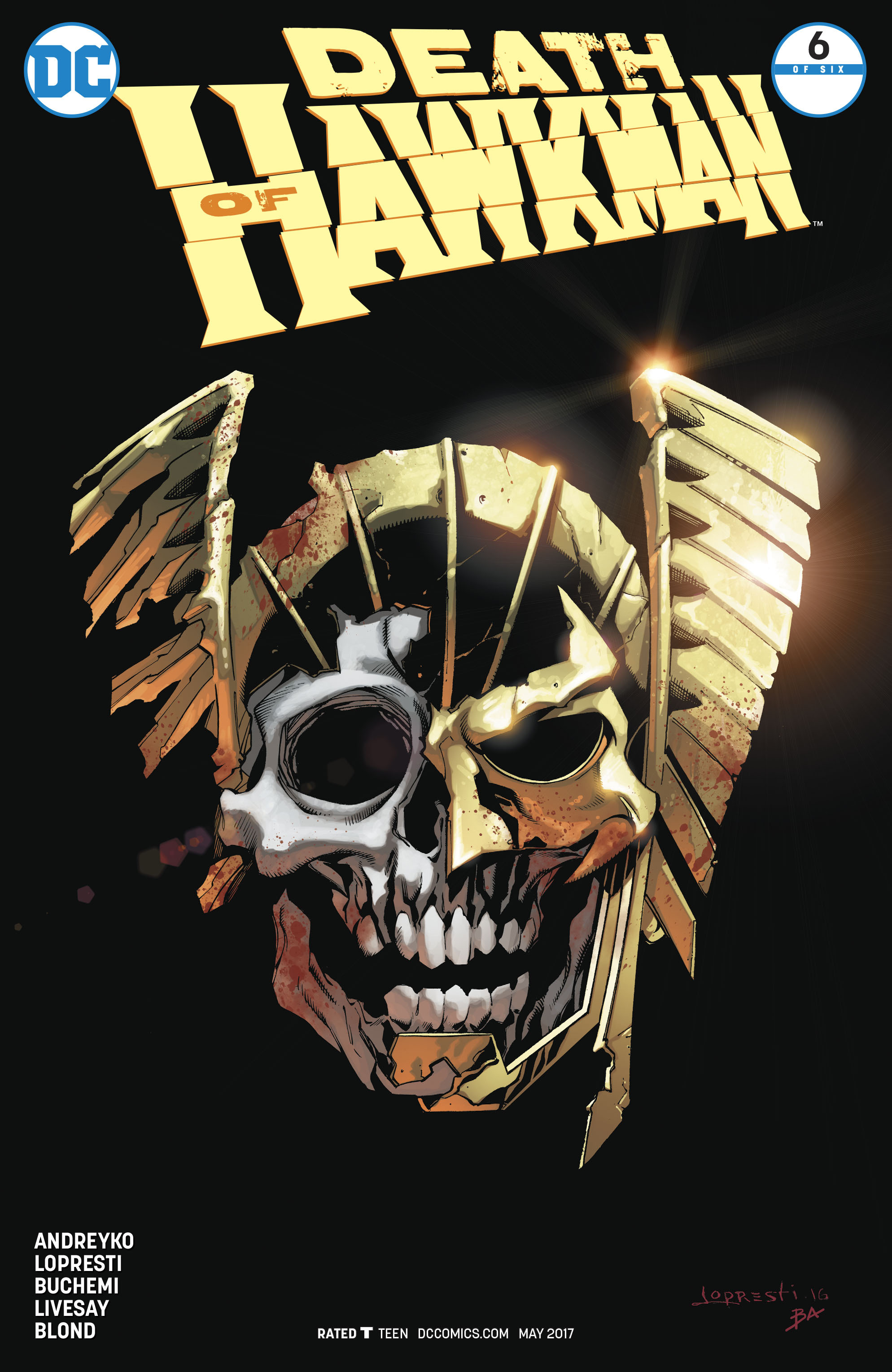 Read online Death of Hawkman comic -  Issue #6 - 1