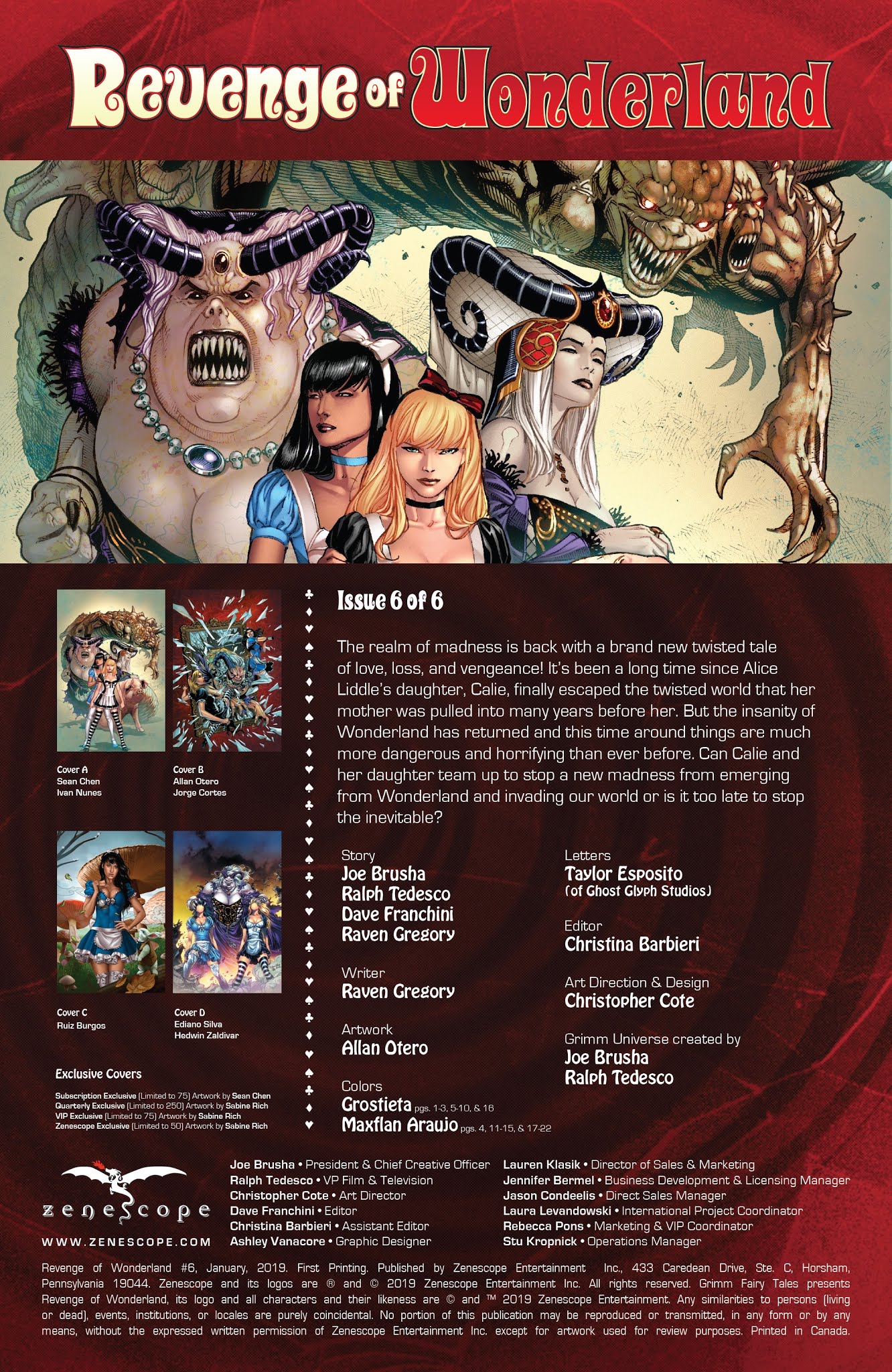Read online Revenge of Wonderland comic -  Issue #6 - 2