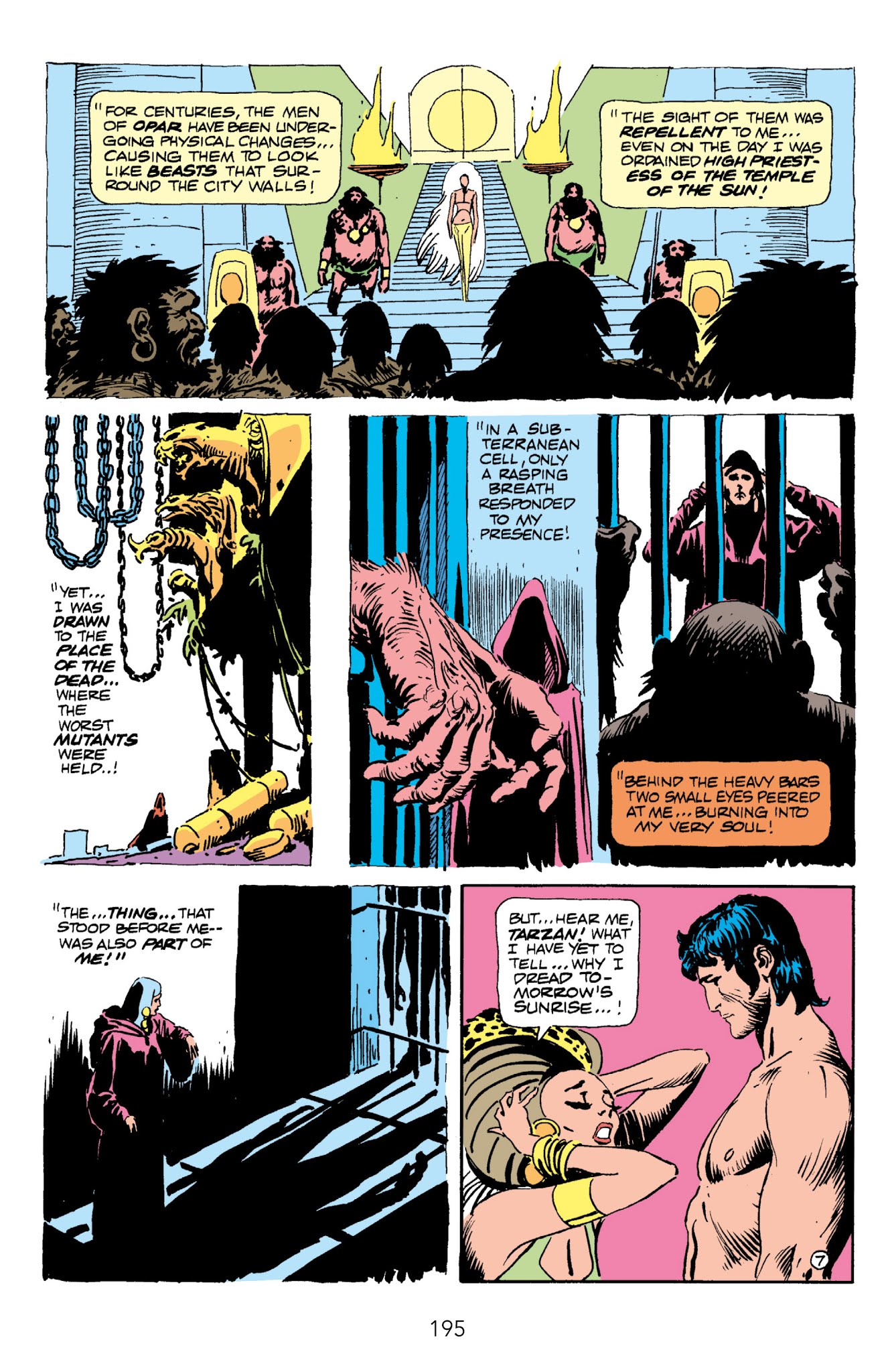 Read online Edgar Rice Burroughs' Tarzan The Joe Kubert Years comic -  Issue # TPB 2 (Part 2) - 88