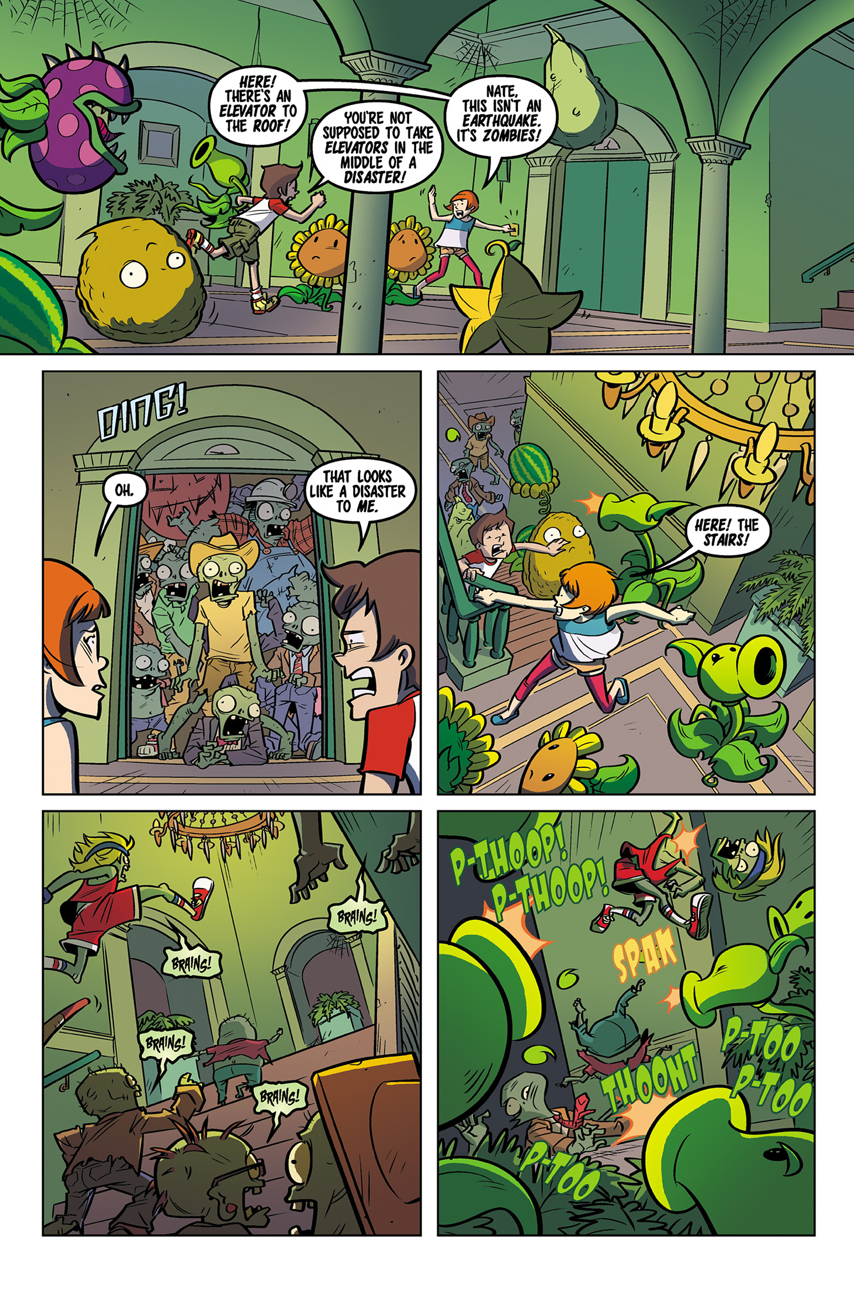 Read online Plants vs. Zombies: Lawnmageddon comic -  Issue #5 - 12