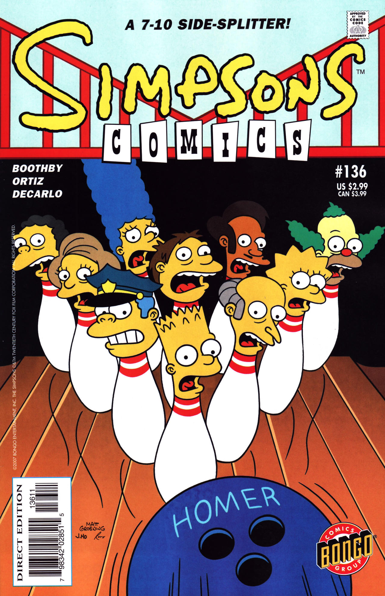Read online Simpsons Comics comic -  Issue #136 - 1