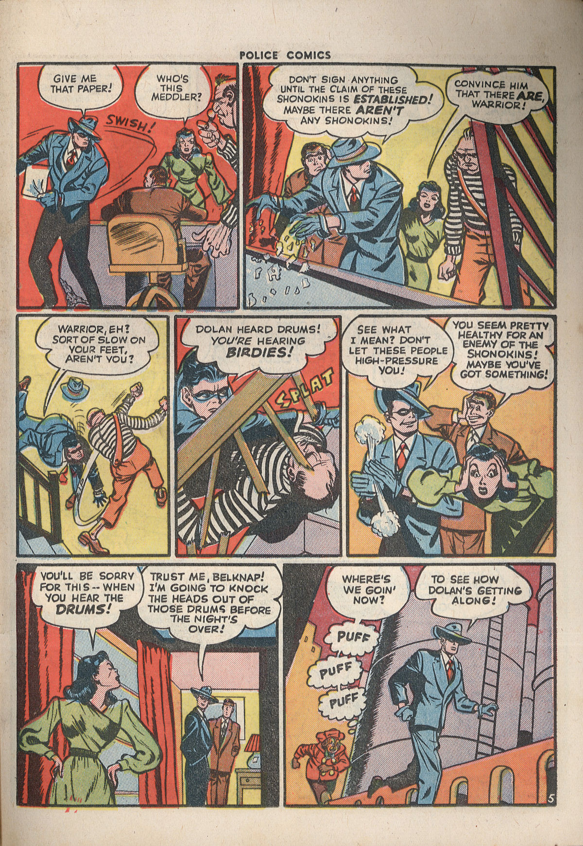 Read online Police Comics comic -  Issue #46 - 35
