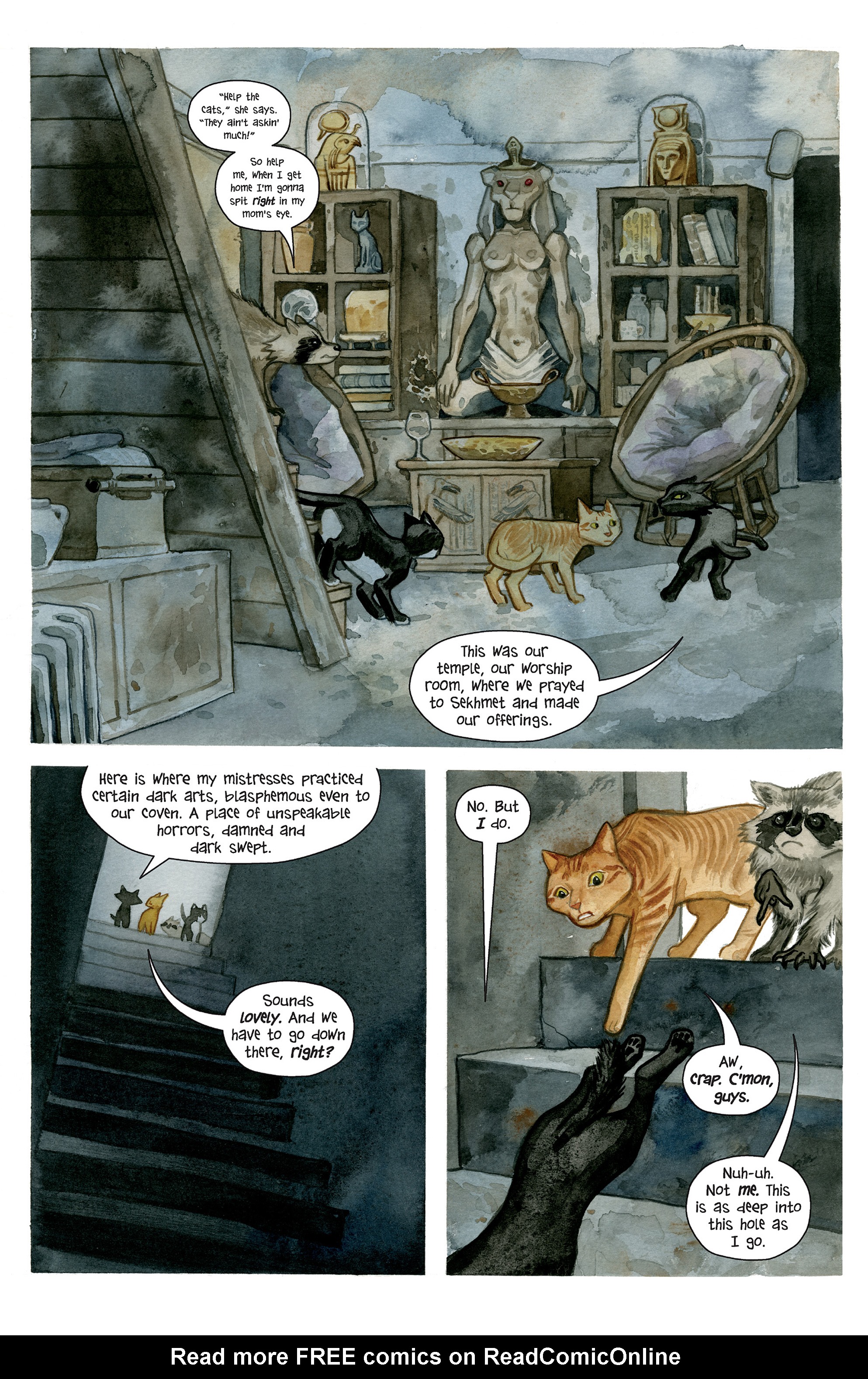 Read online Beasts of Burden: What The Cat Dragged In comic -  Issue # Full - 10