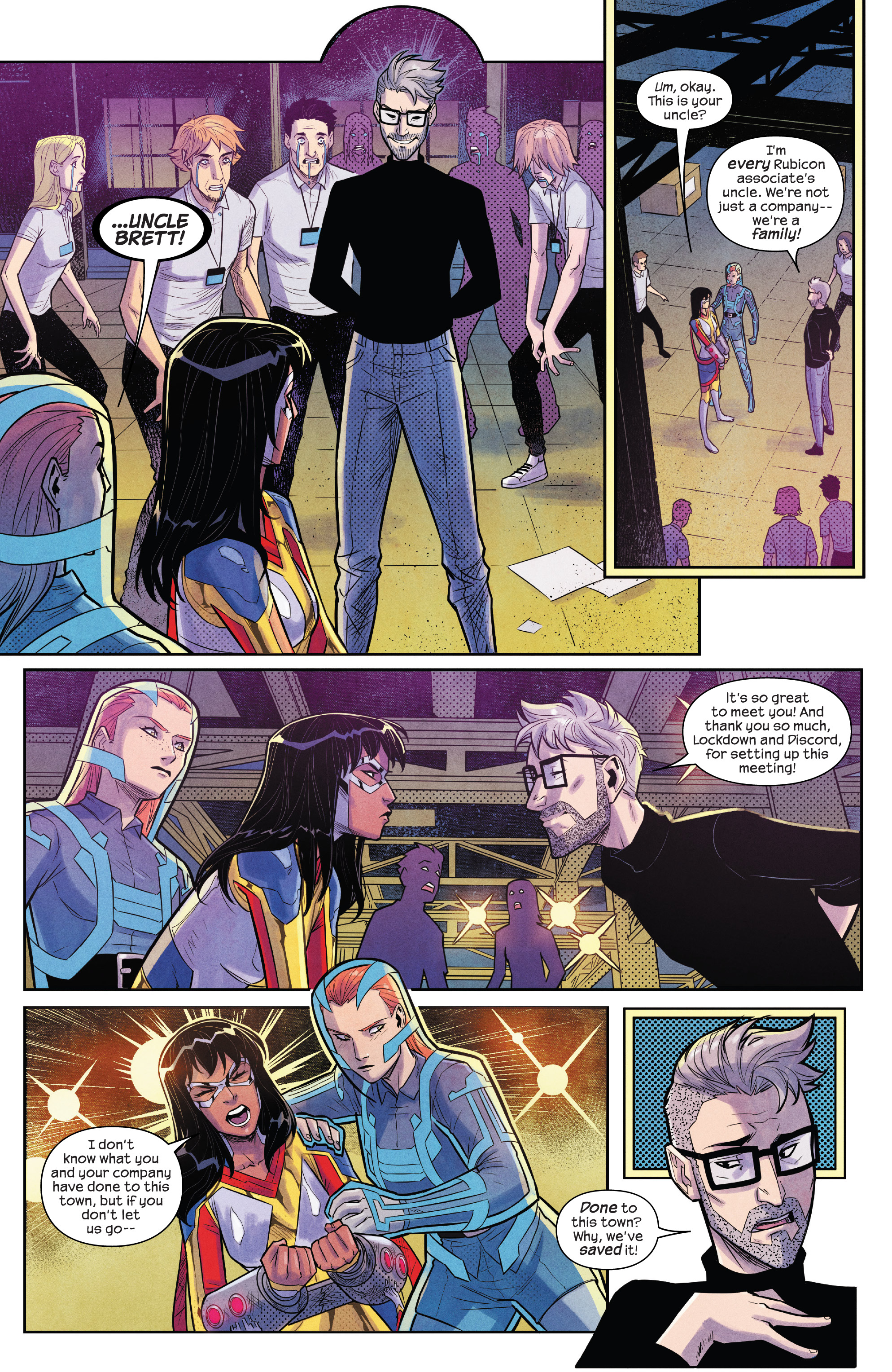 Read online Magnificent Ms. Marvel comic -  Issue #8 - 9