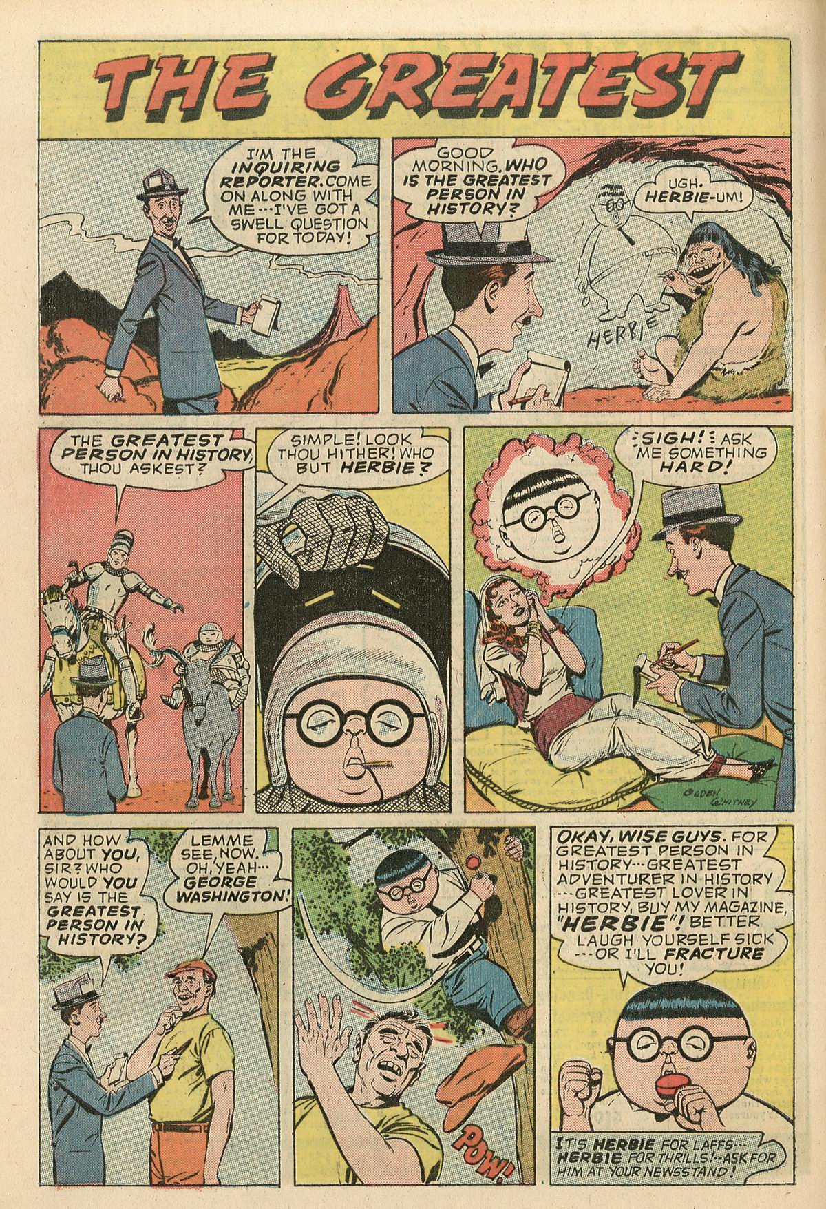 Read online Adventures Into The Unknown comic -  Issue #153 - 18