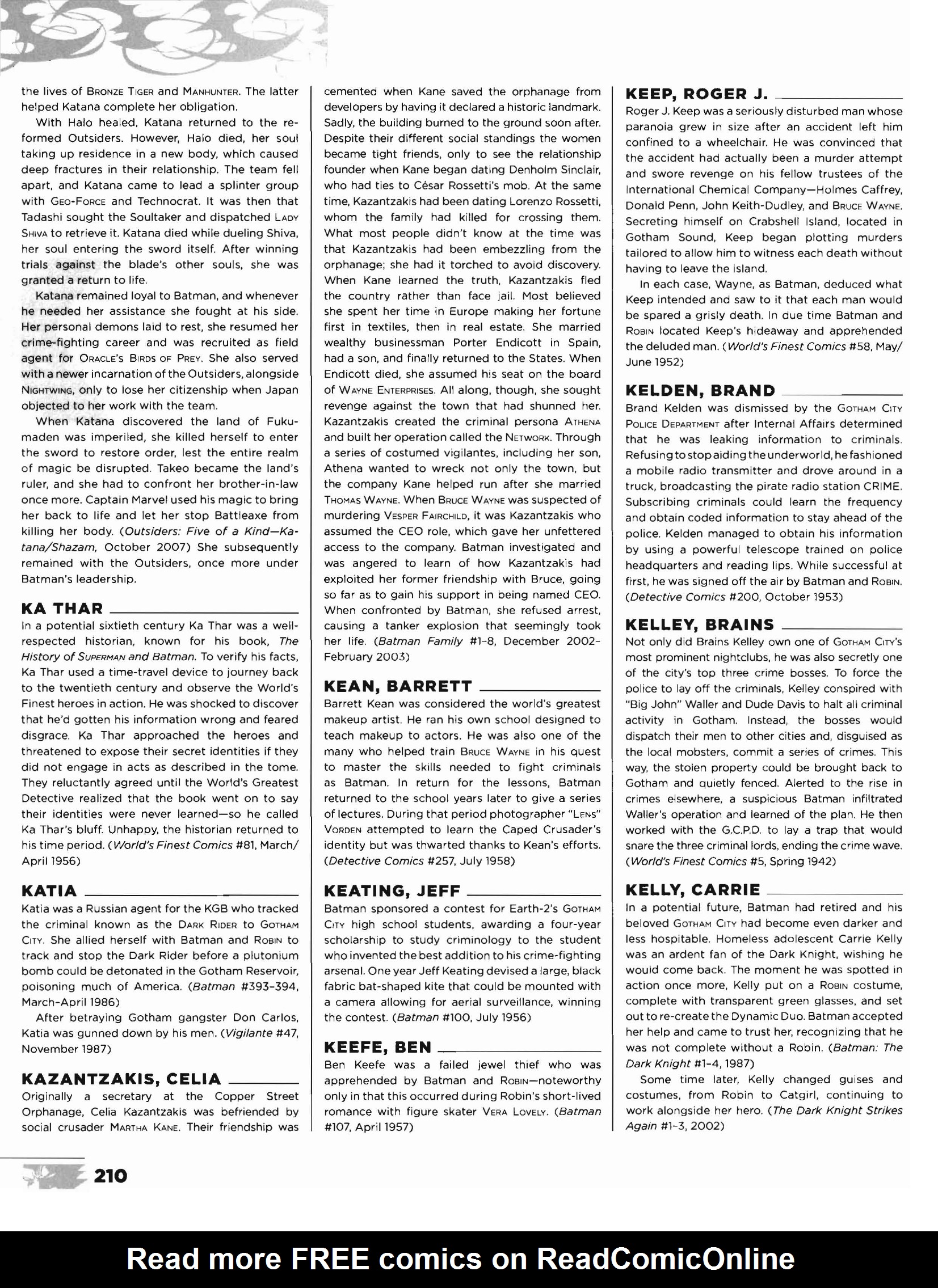 Read online The Essential Batman Encyclopedia comic -  Issue # TPB (Part 3) - 22