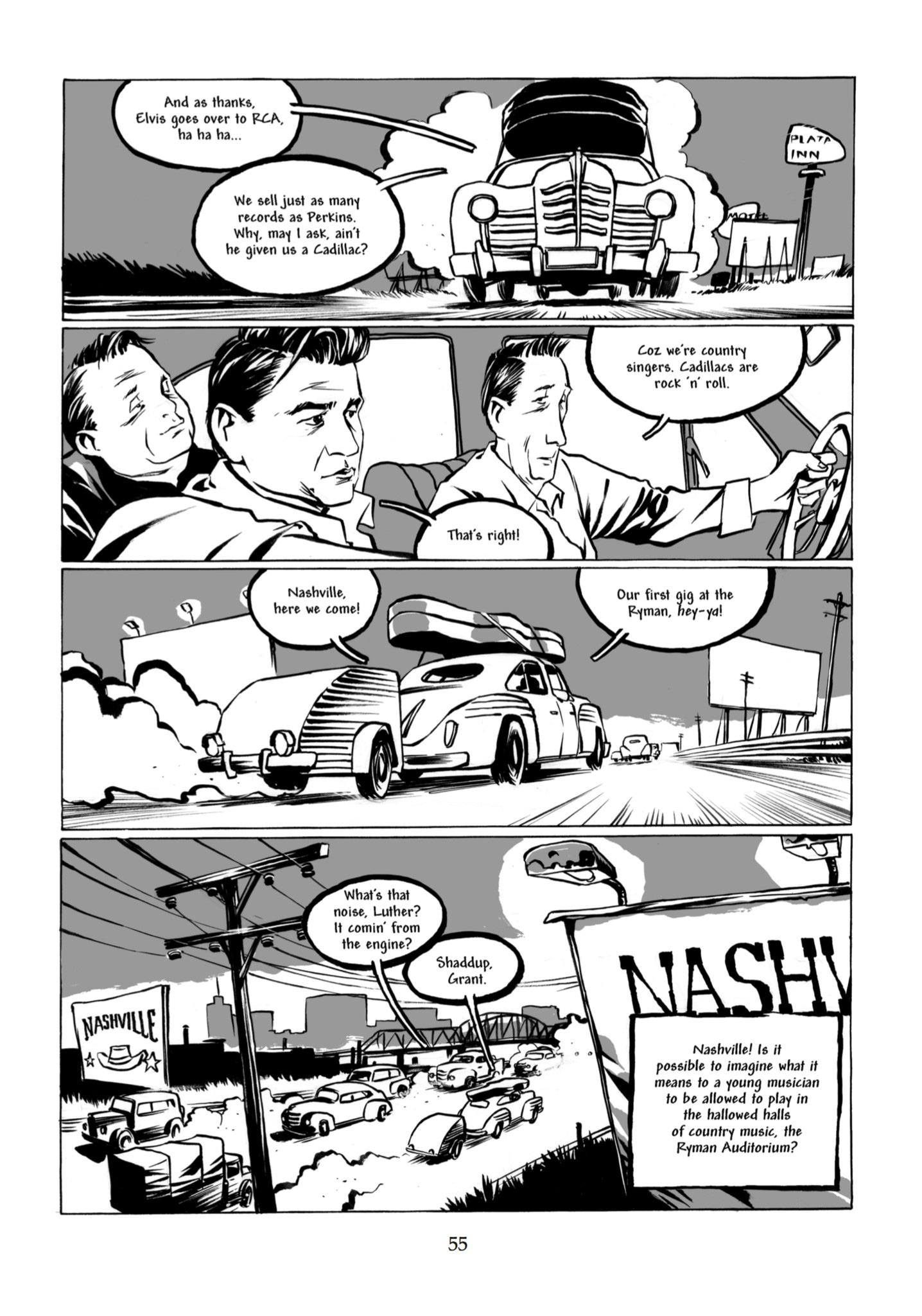 Read online Johnny Cash: I See a Darkness comic -  Issue # TPB - 52