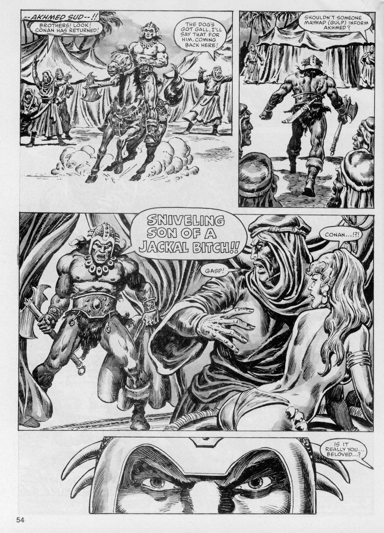Read online The Savage Sword Of Conan comic -  Issue #102 - 54