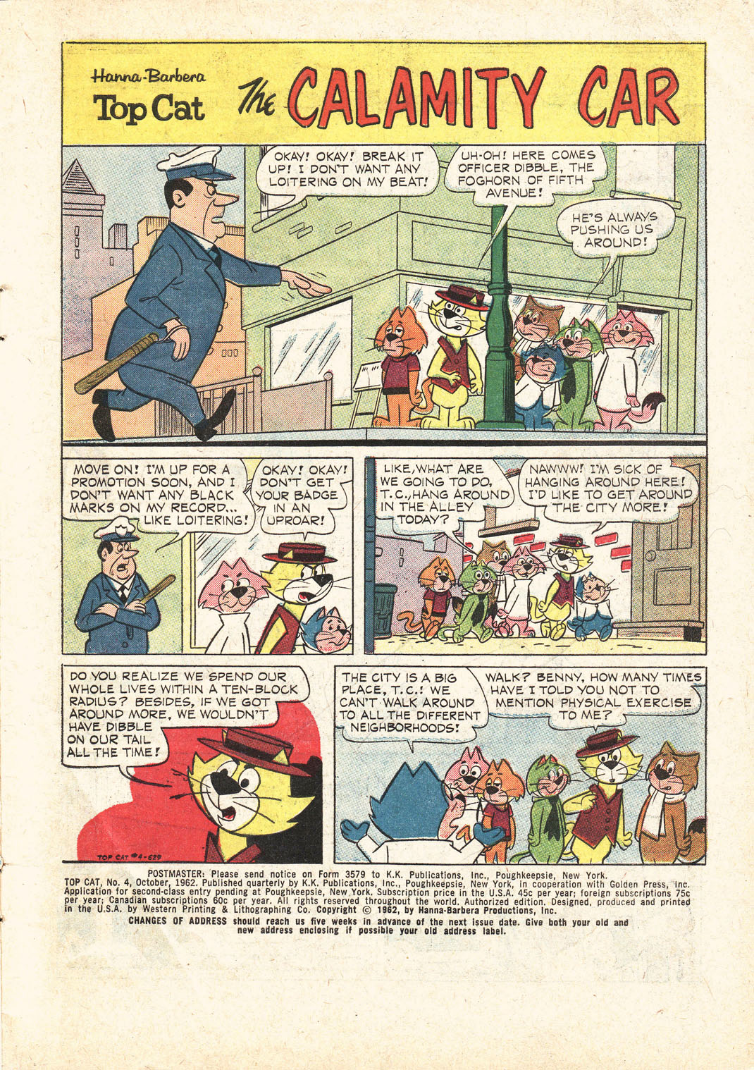 Read online Top Cat (1962) comic -  Issue #4 - 3