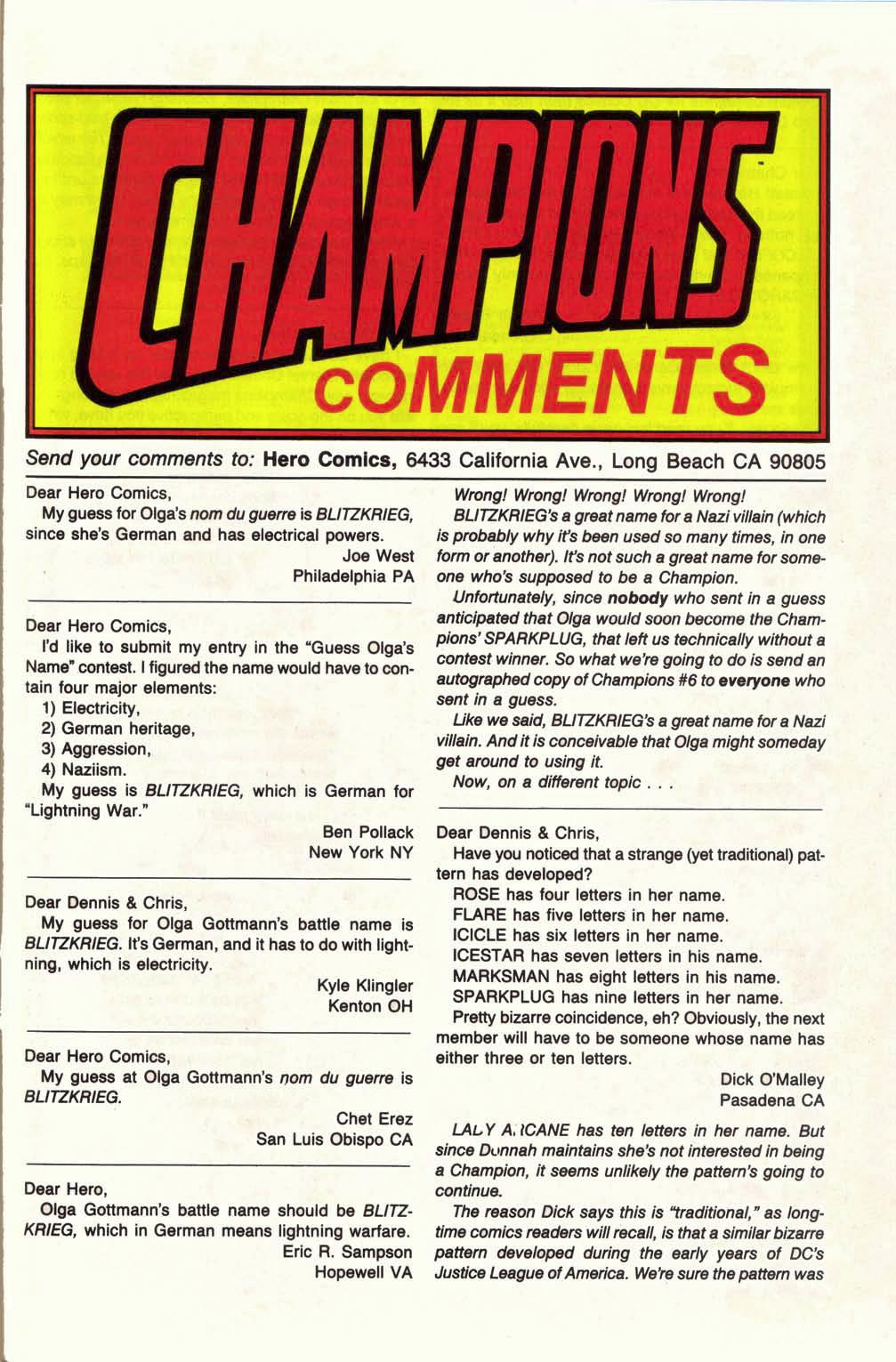 Read online Champions (1987) comic -  Issue #7 - 30
