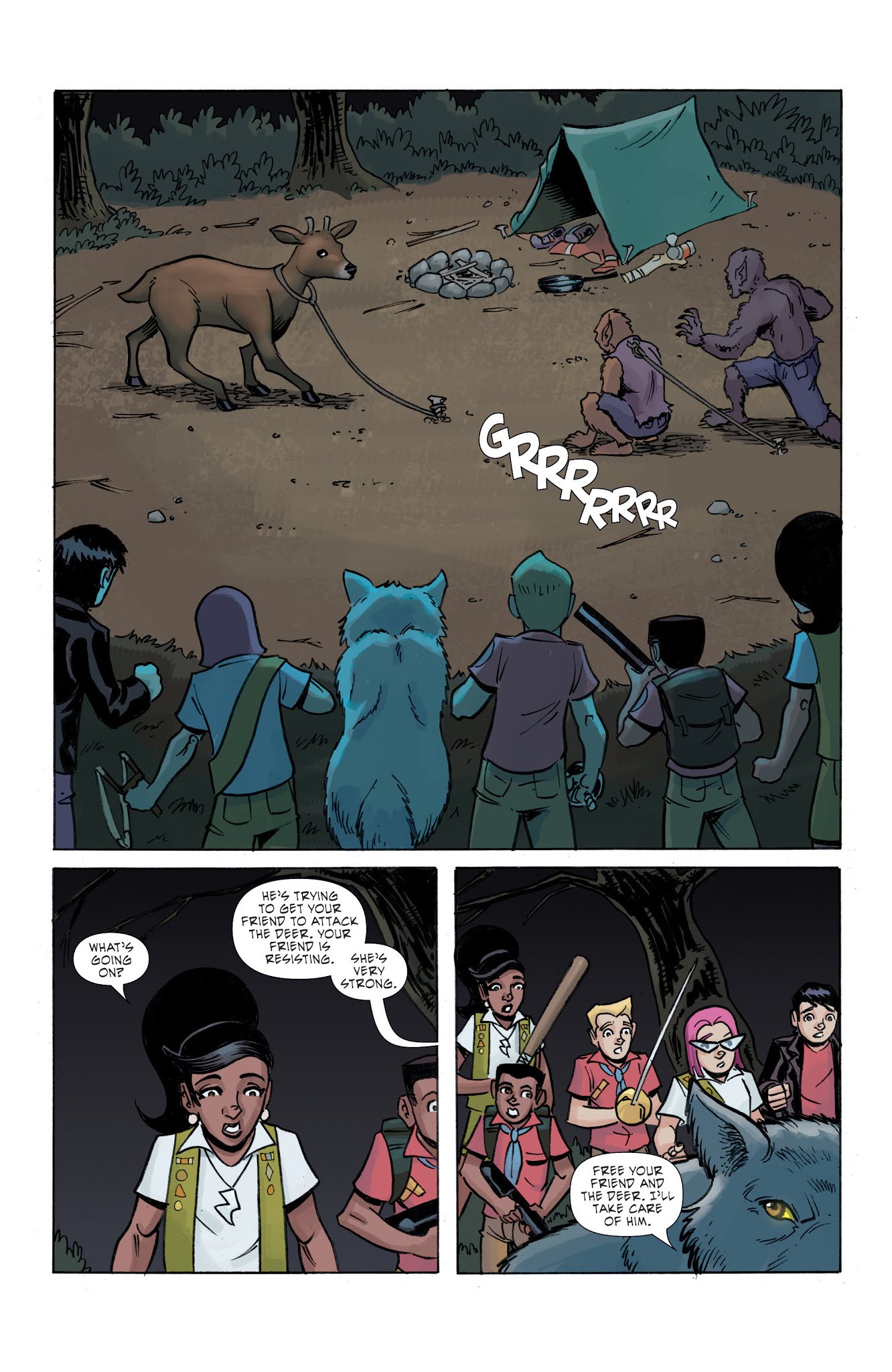 Read online Ghoul Scouts: I Was A Tweenage Werewolf! comic -  Issue #4 - 12
