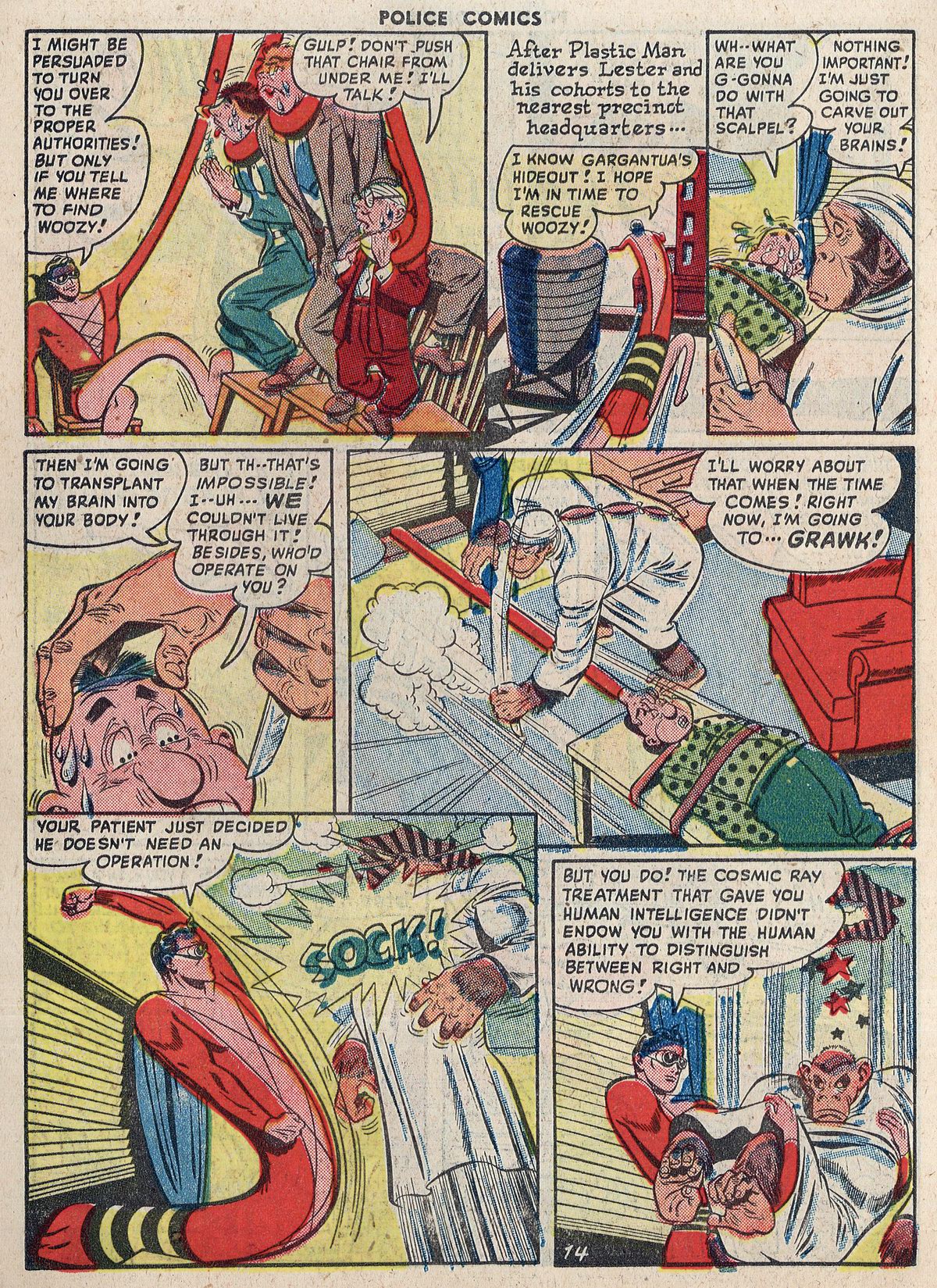 Read online Police Comics comic -  Issue #81 - 16