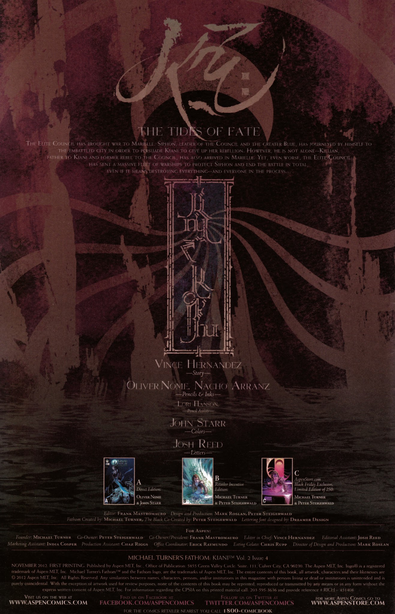 Read online Michael Turner's Fathom: Kiani comic -  Issue #4 - 2