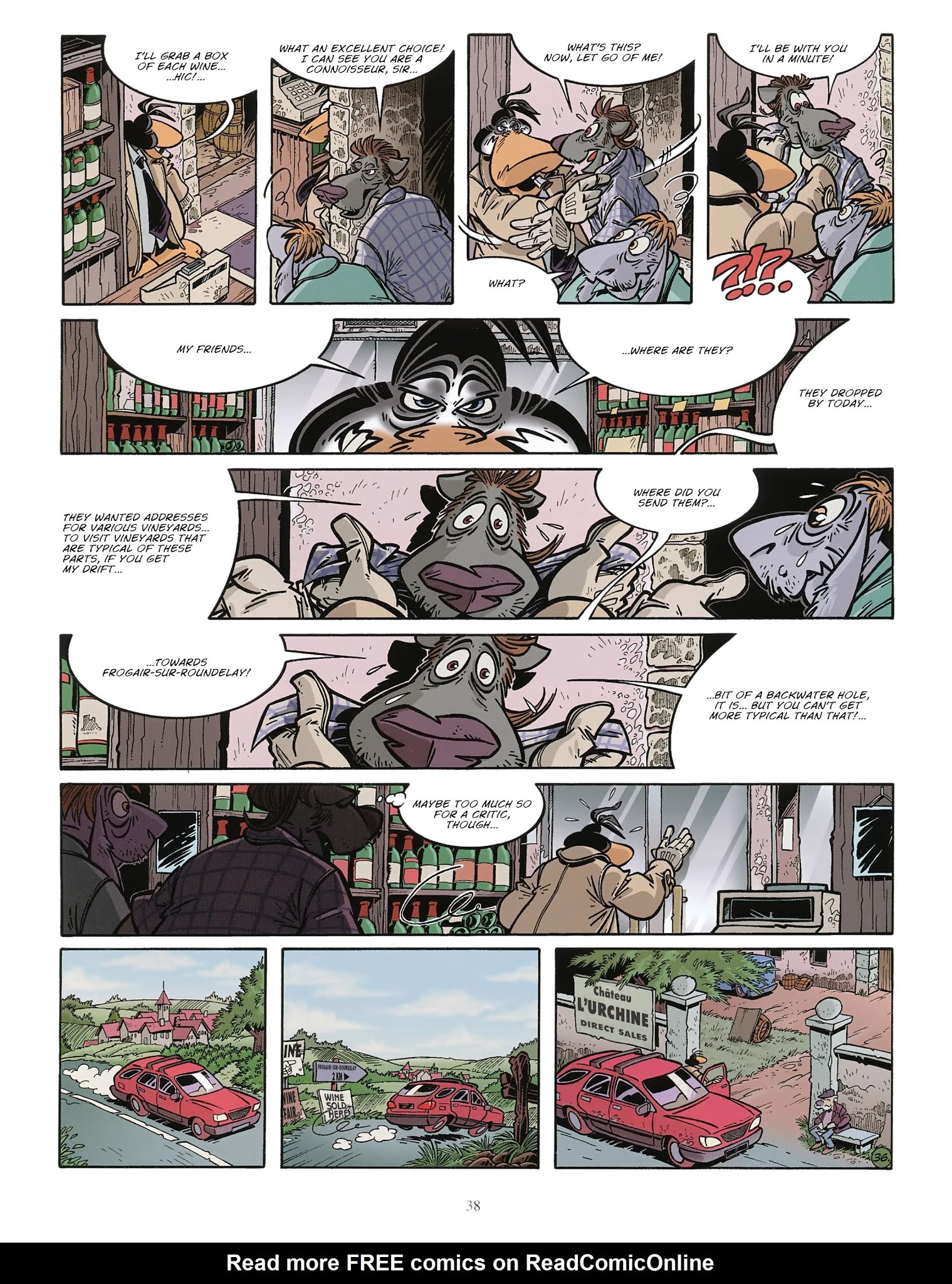 Read online Une enquête de l'inspecteur Canardo comic -  Issue #13 - 39