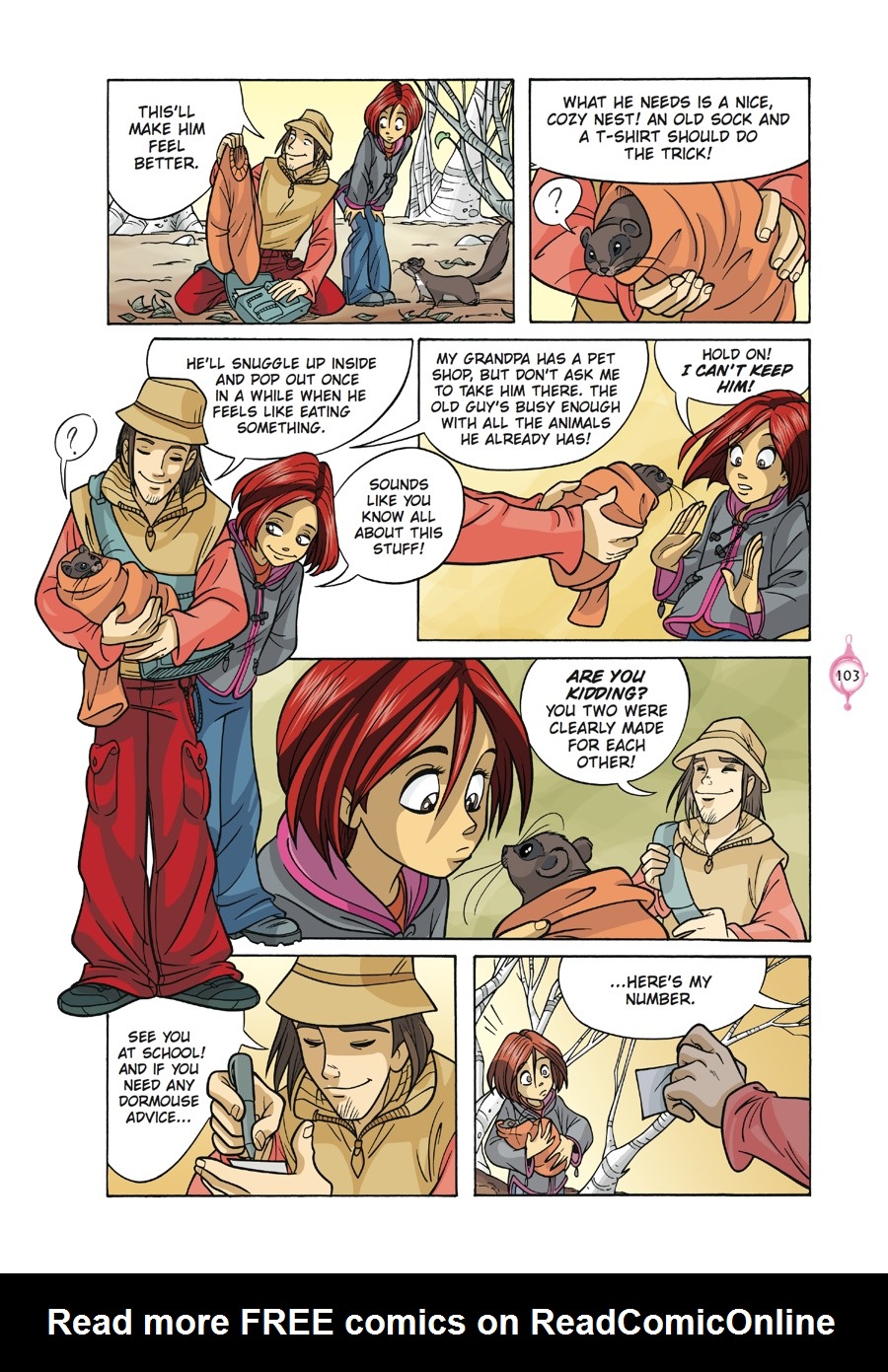 Read online W.i.t.c.h. Graphic Novels comic -  Issue # TPB 1 - 104