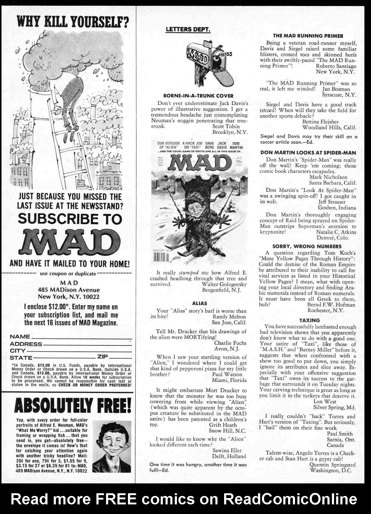 Read online MAD comic -  Issue #214 - 4