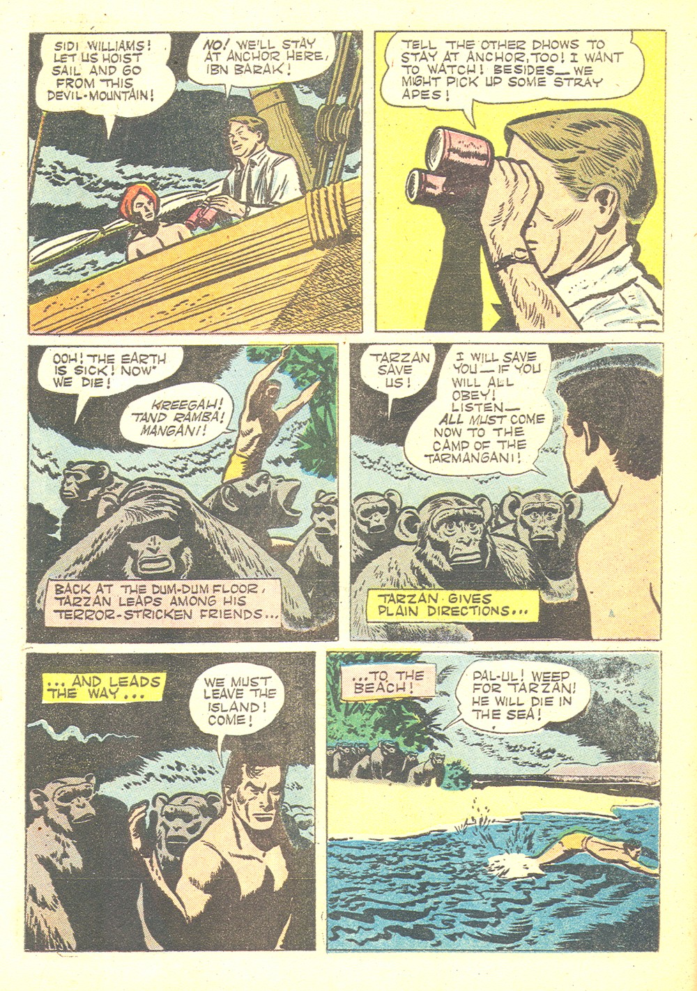 Read online Tarzan (1948) comic -  Issue #61 - 10