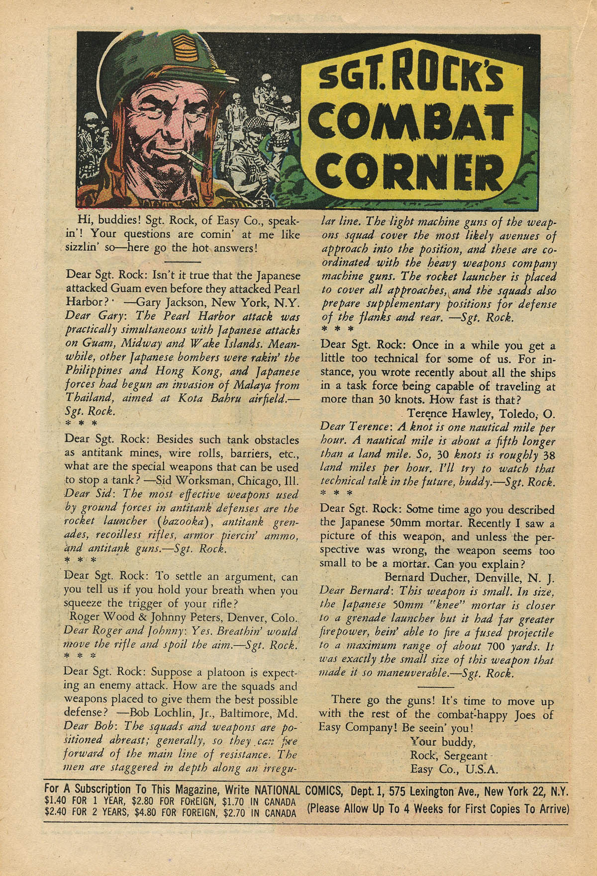 Read online Our Army at War (1952) comic -  Issue #134 - 22