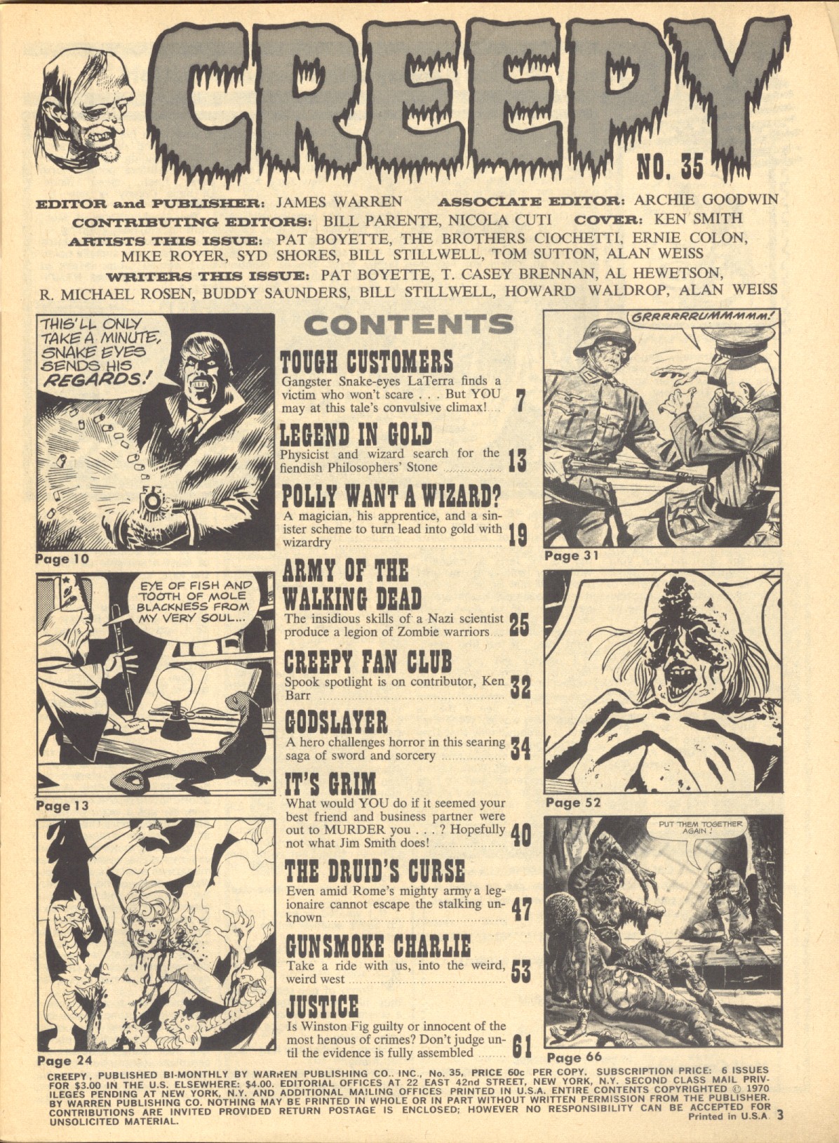 Read online Creepy (1964) comic -  Issue #35 - 3