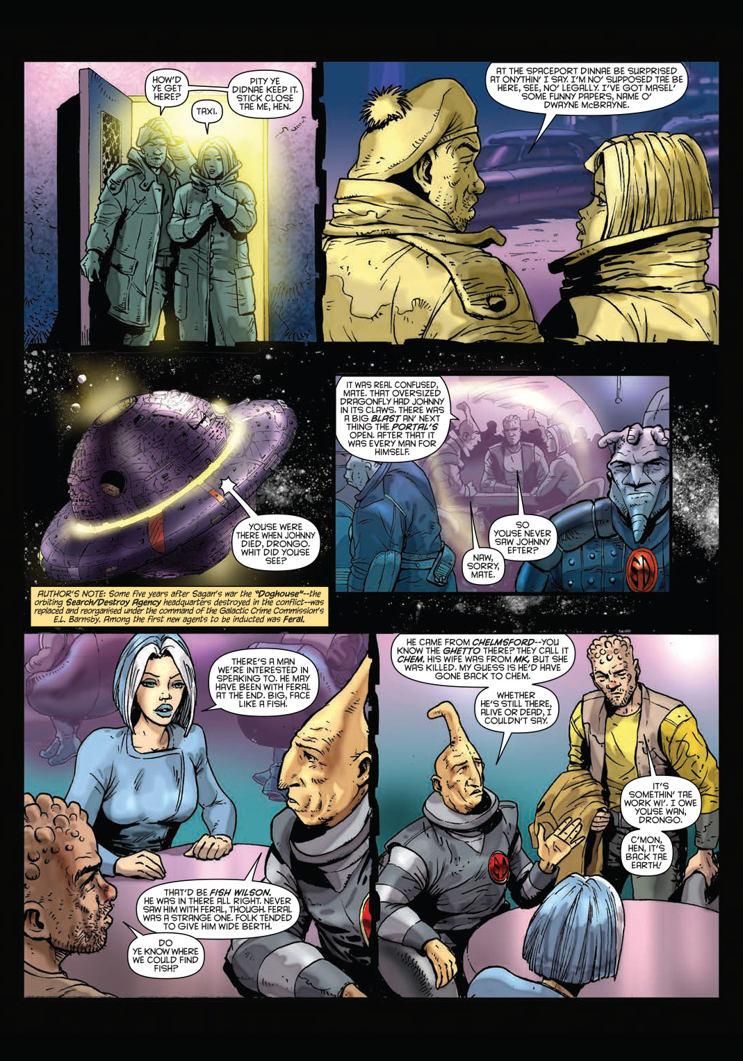 Read online Strontium Dog: The Life and Death of Johnny Alpha: The Project comic -  Issue # TPB - 18