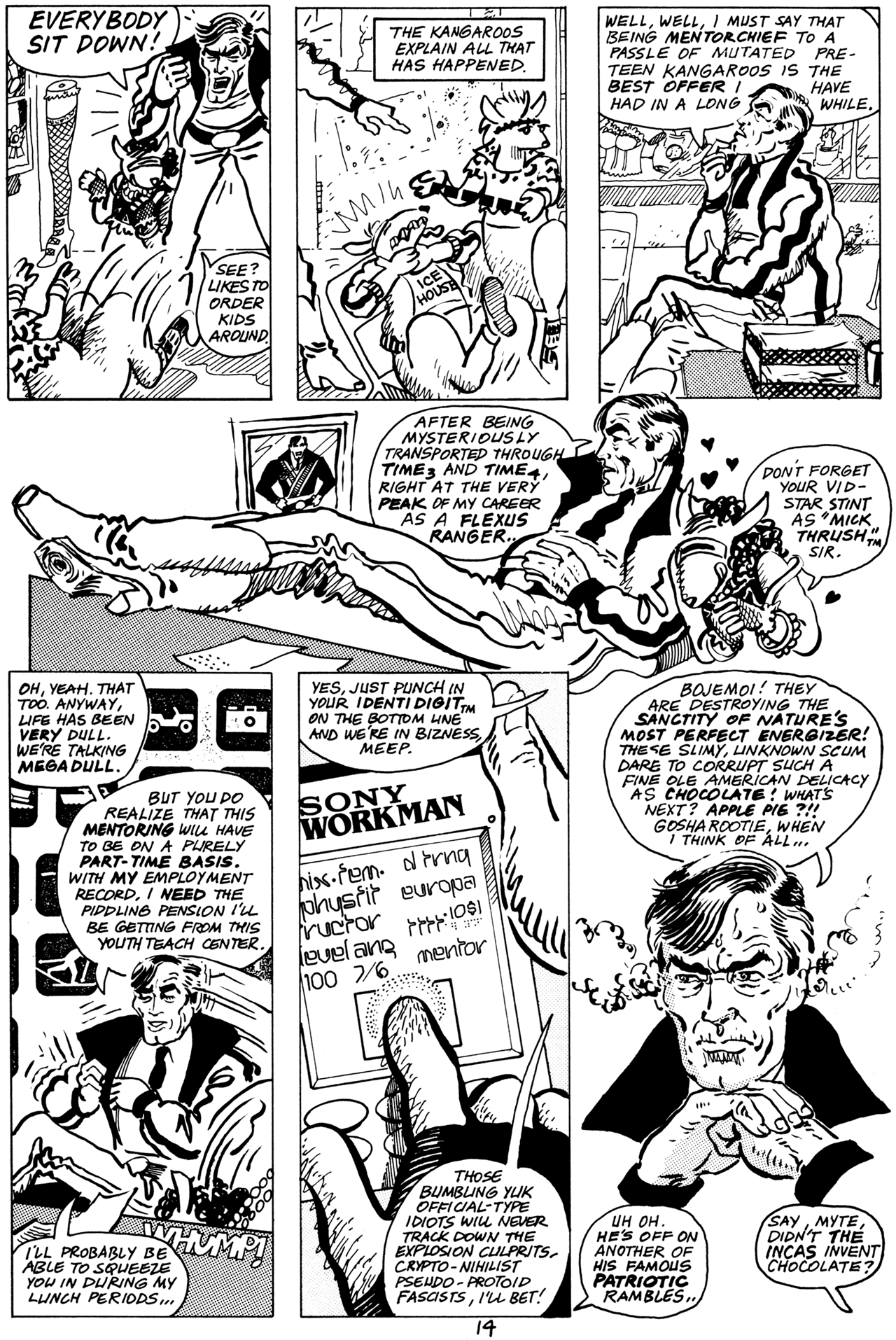 Read online Pre-Teen Dirty-Gene Kung-Fu Kangaroos comic -  Issue #1 - 16