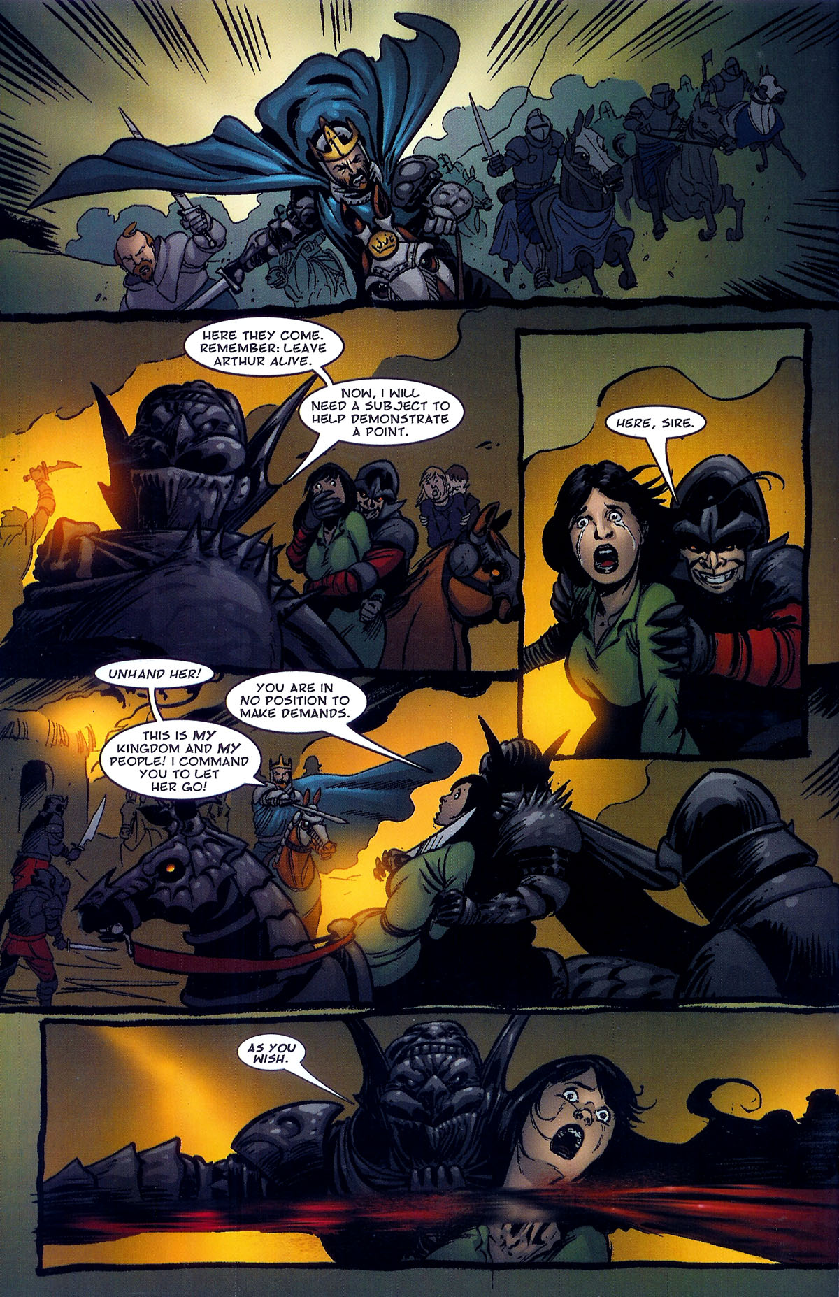 Read online Dracula vs King Arthur comic -  Issue #3 - 22