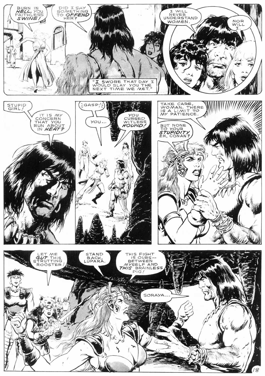 Read online The Savage Sword Of Conan comic -  Issue #154 - 21