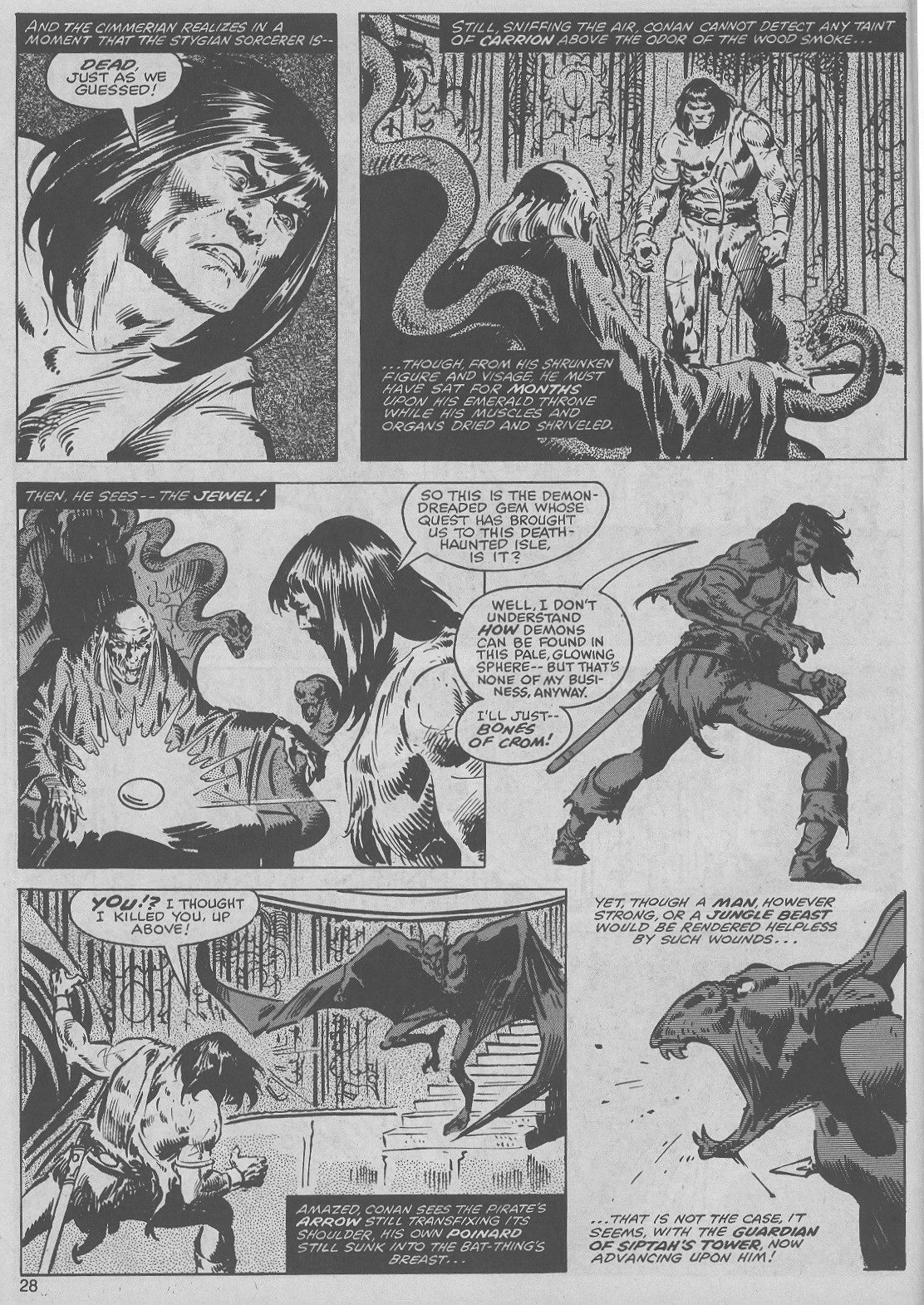 Read online The Savage Sword Of Conan comic -  Issue #45 - 28
