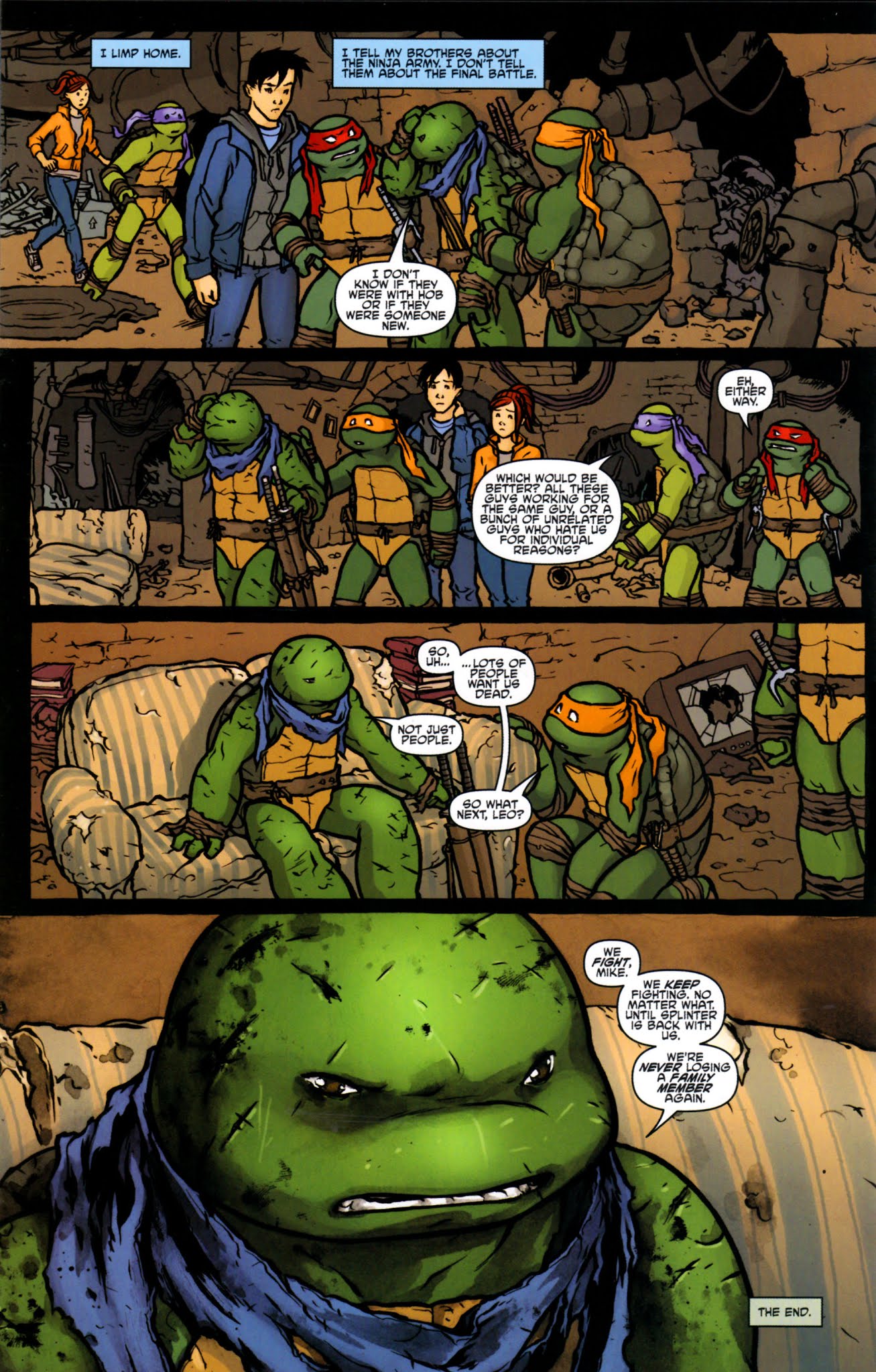 Read online Teenage Mutant Ninja Turtles Microseries: Leonardo comic -  Issue # Full - 24
