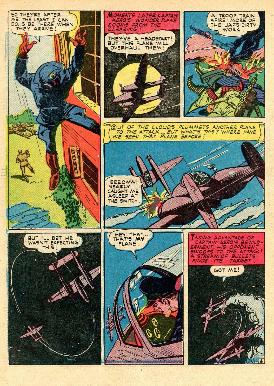 Captain Aero Comics issue 23 - Page 8